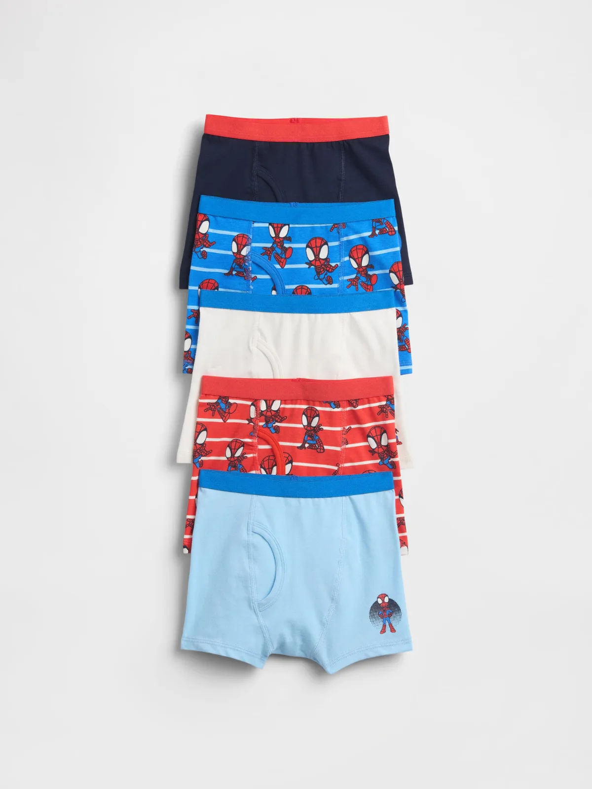 Marvel Organic Stretch Cotton Boxer Briefs (5-Pack) by Gap