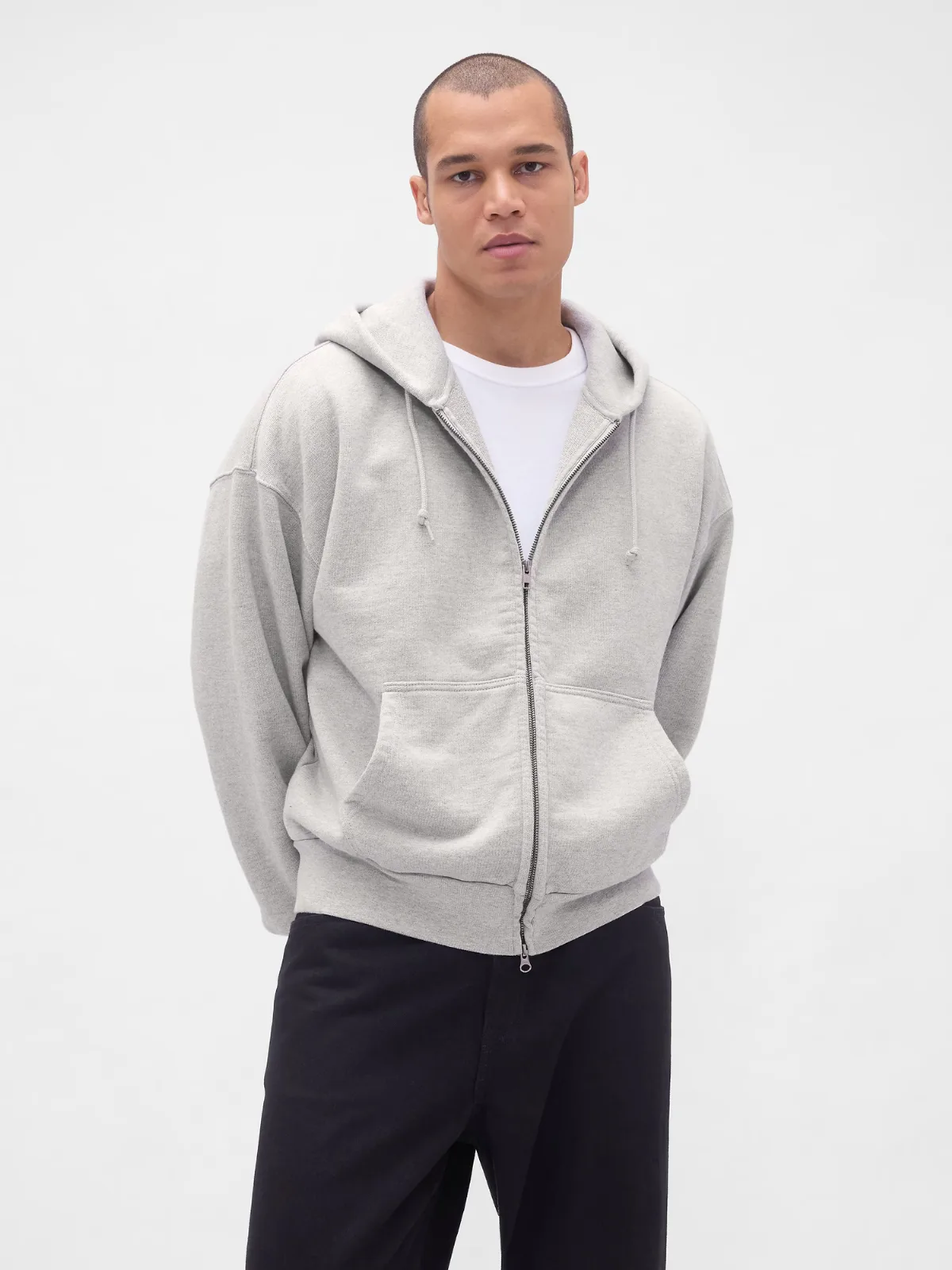 Extra Heavyweight French Terry Zip Hoodie by Gap