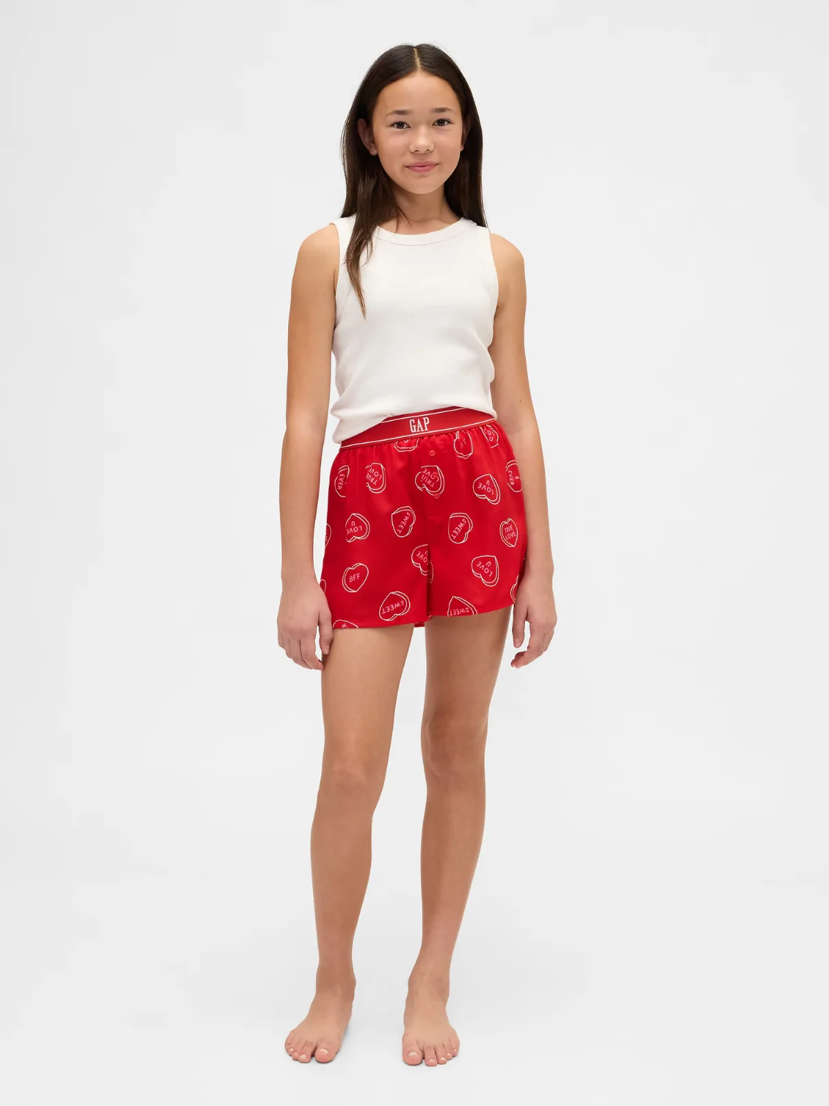 Recycled Flannel PJ Boxer Shorts by Gap