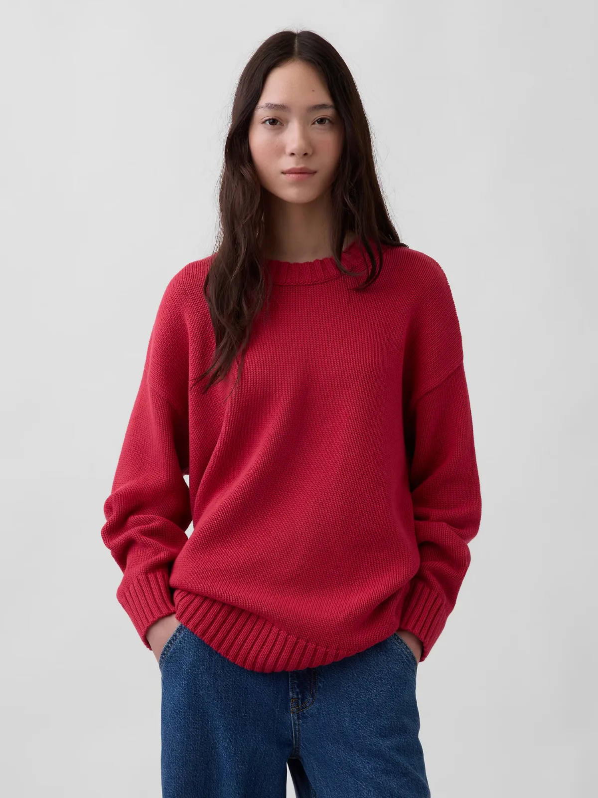 100% Cotton Oversized Sweater by Gap