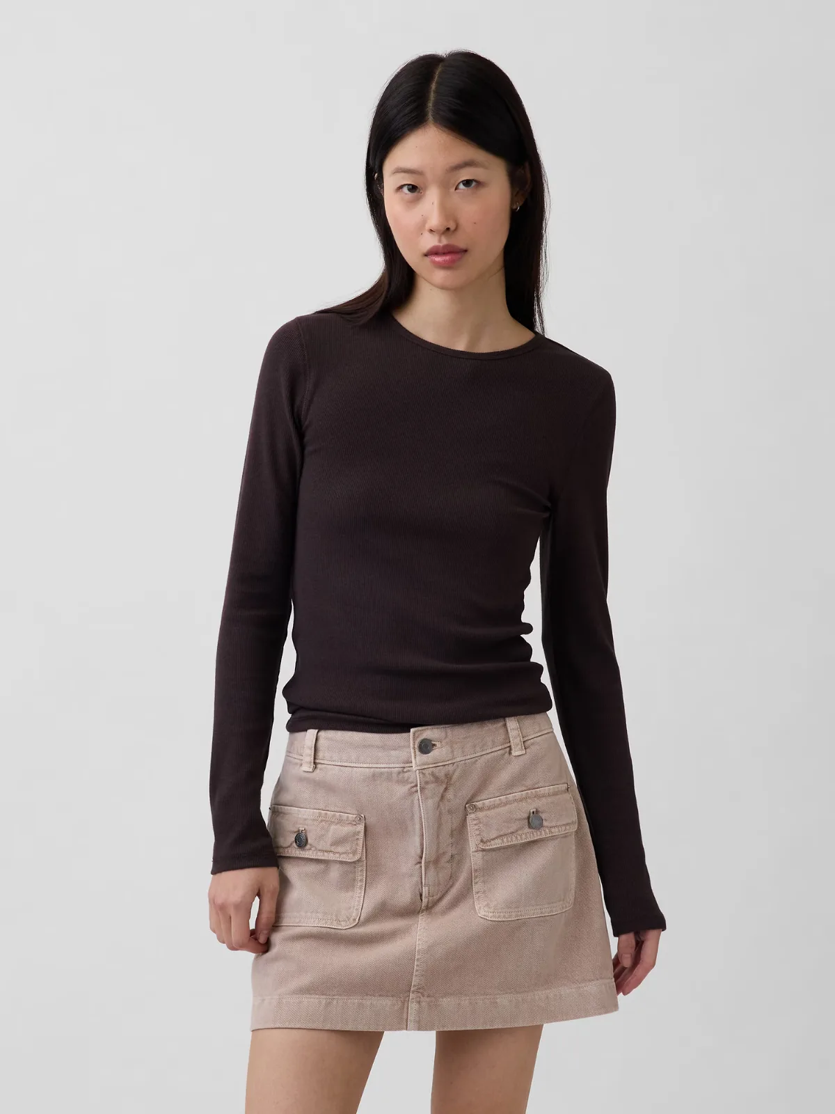 Modern Rib T-Shirt by Gap