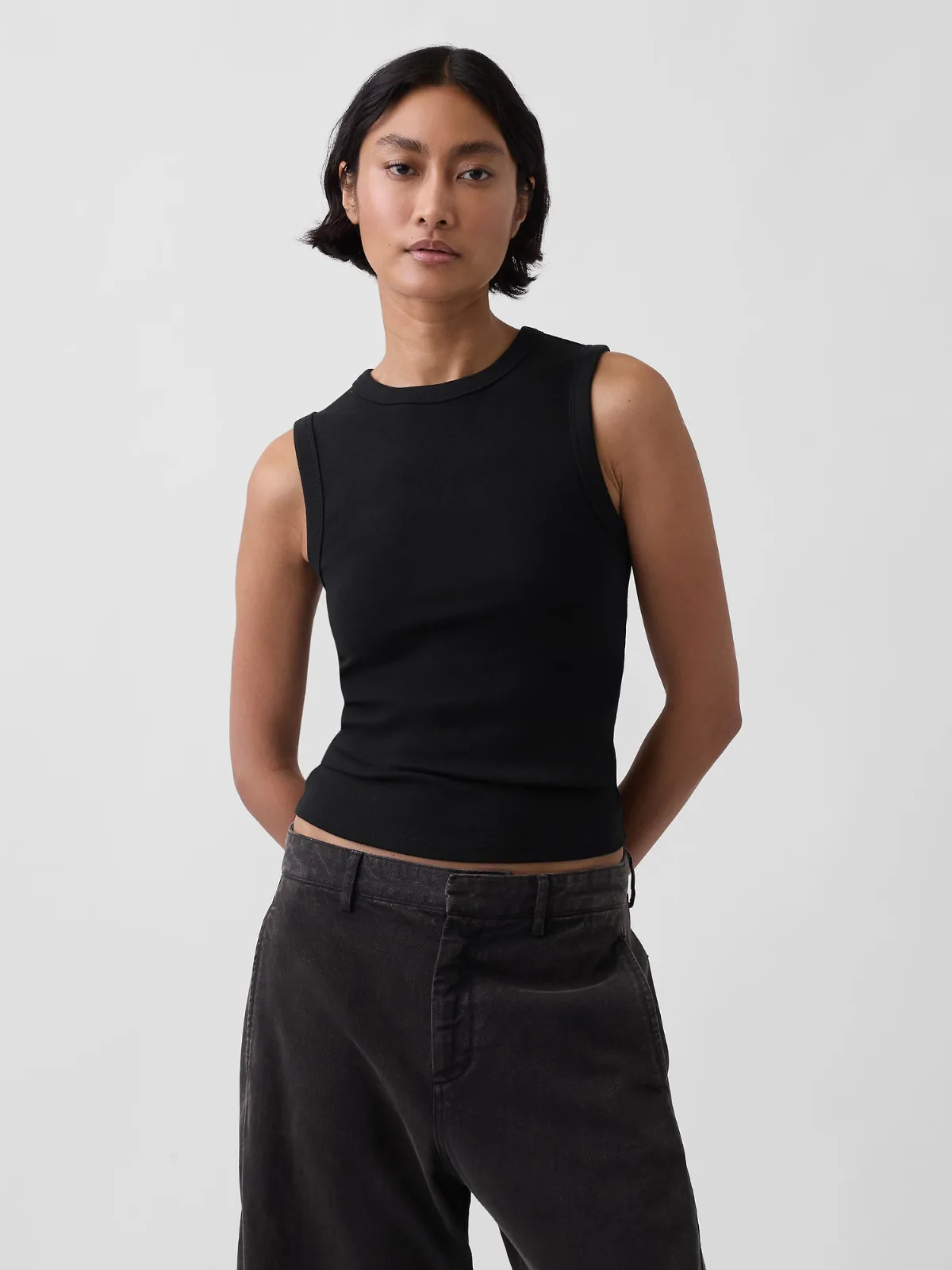 Modern Crewneck Tank Top
