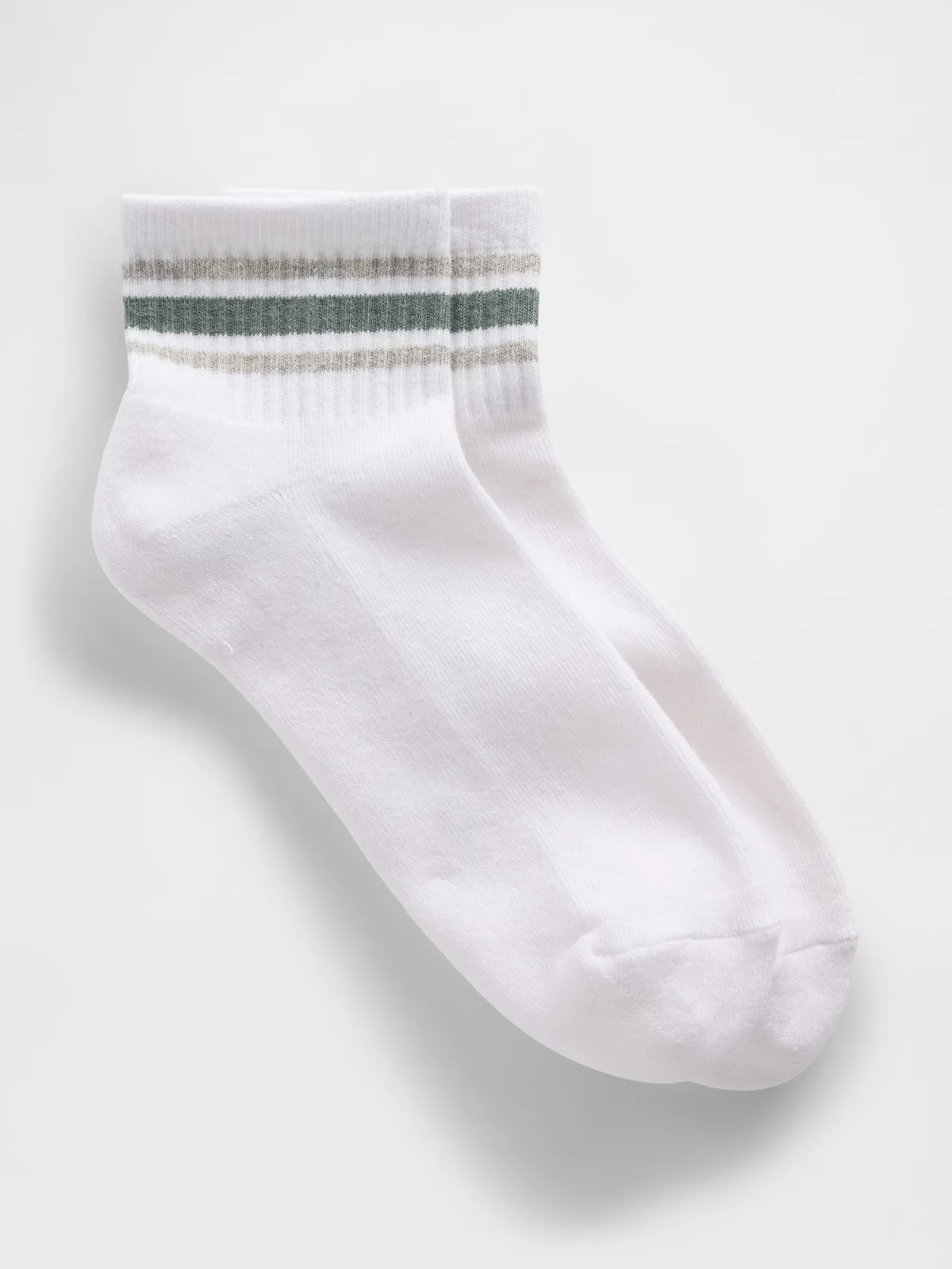 Athletic Quarter Crew Socks by Gap