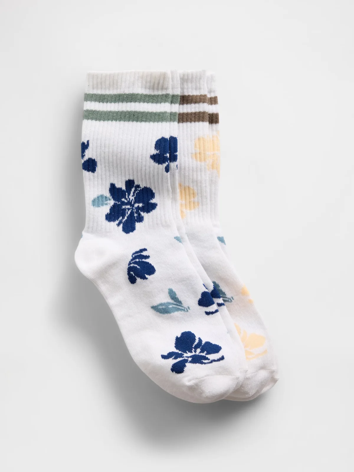 Varsity Floral Crew Socks by Gap