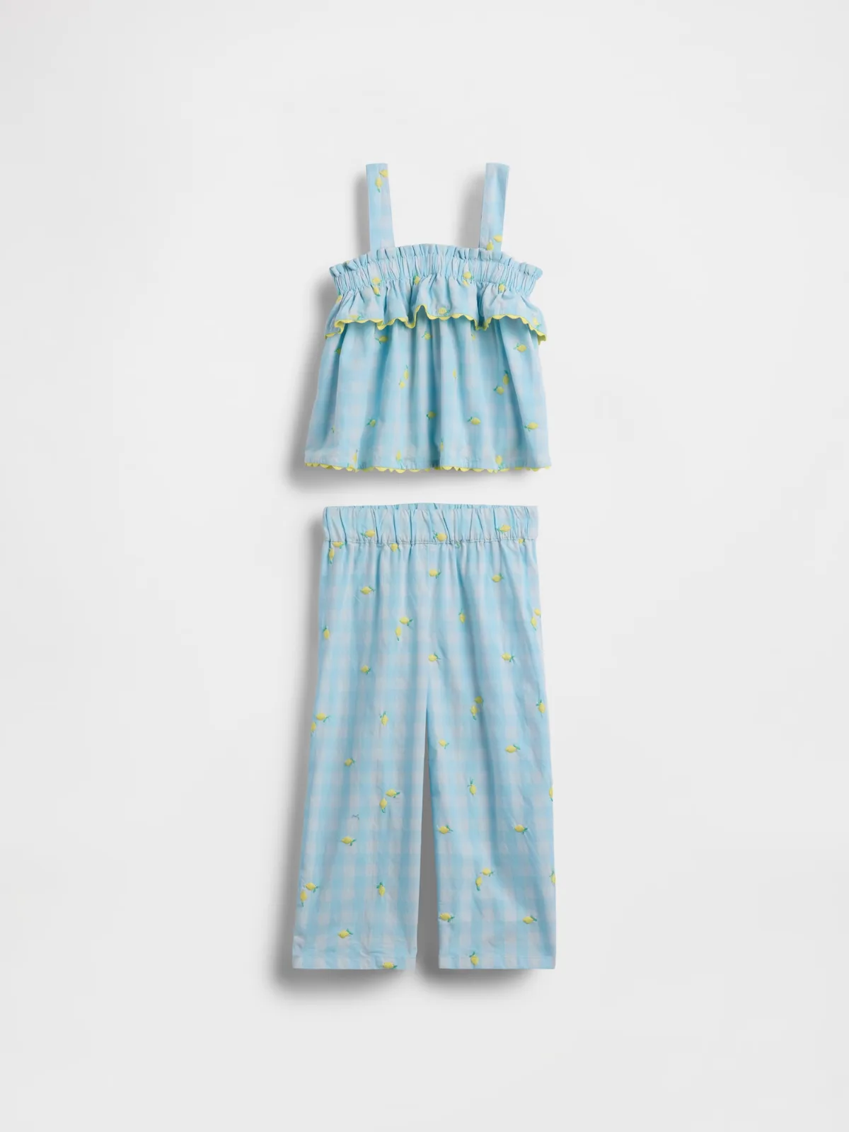 Lemon Gingham Outfit Set by Gap