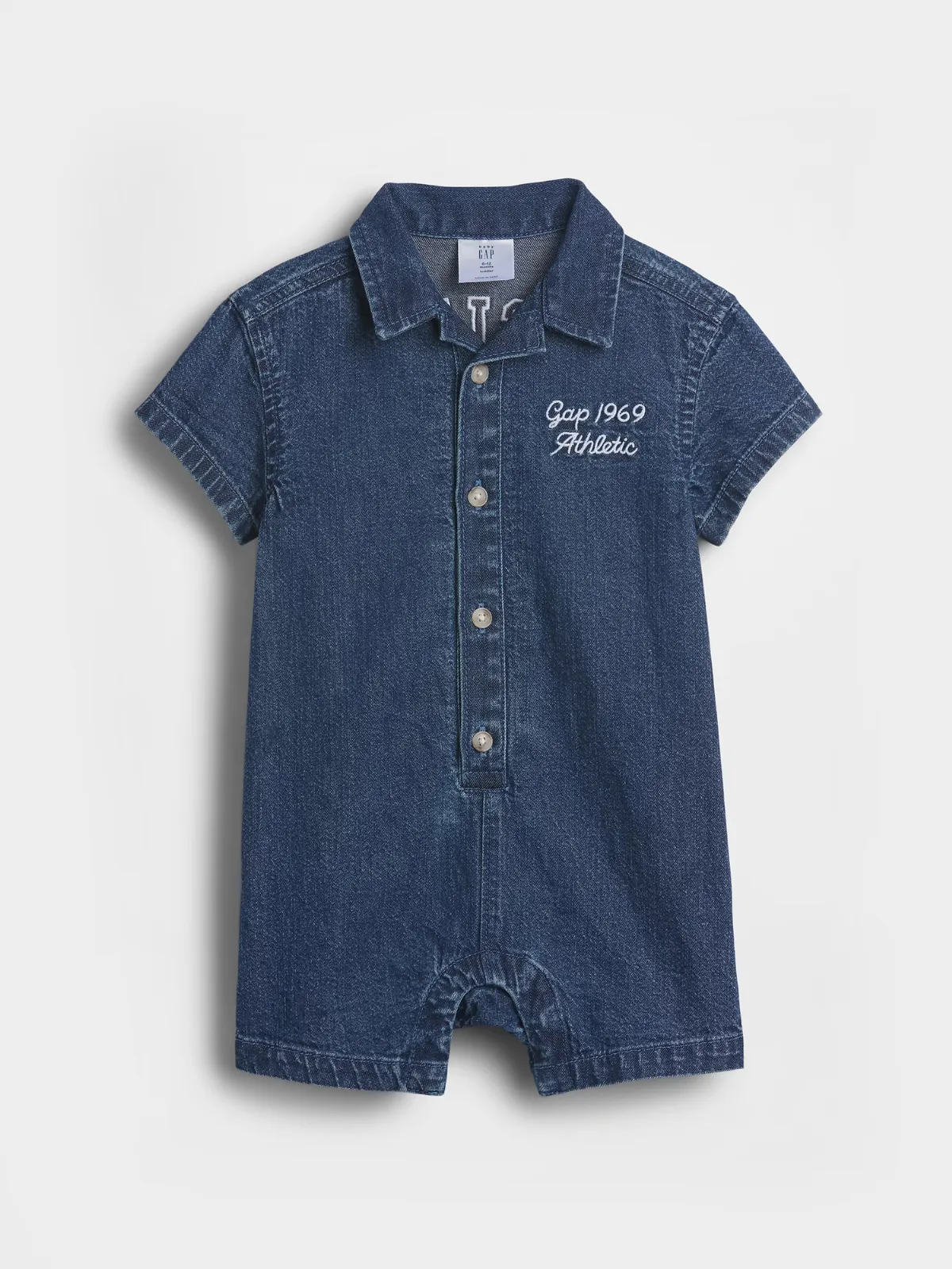 Denim Gap Logo Shorty One-Piece by Gap