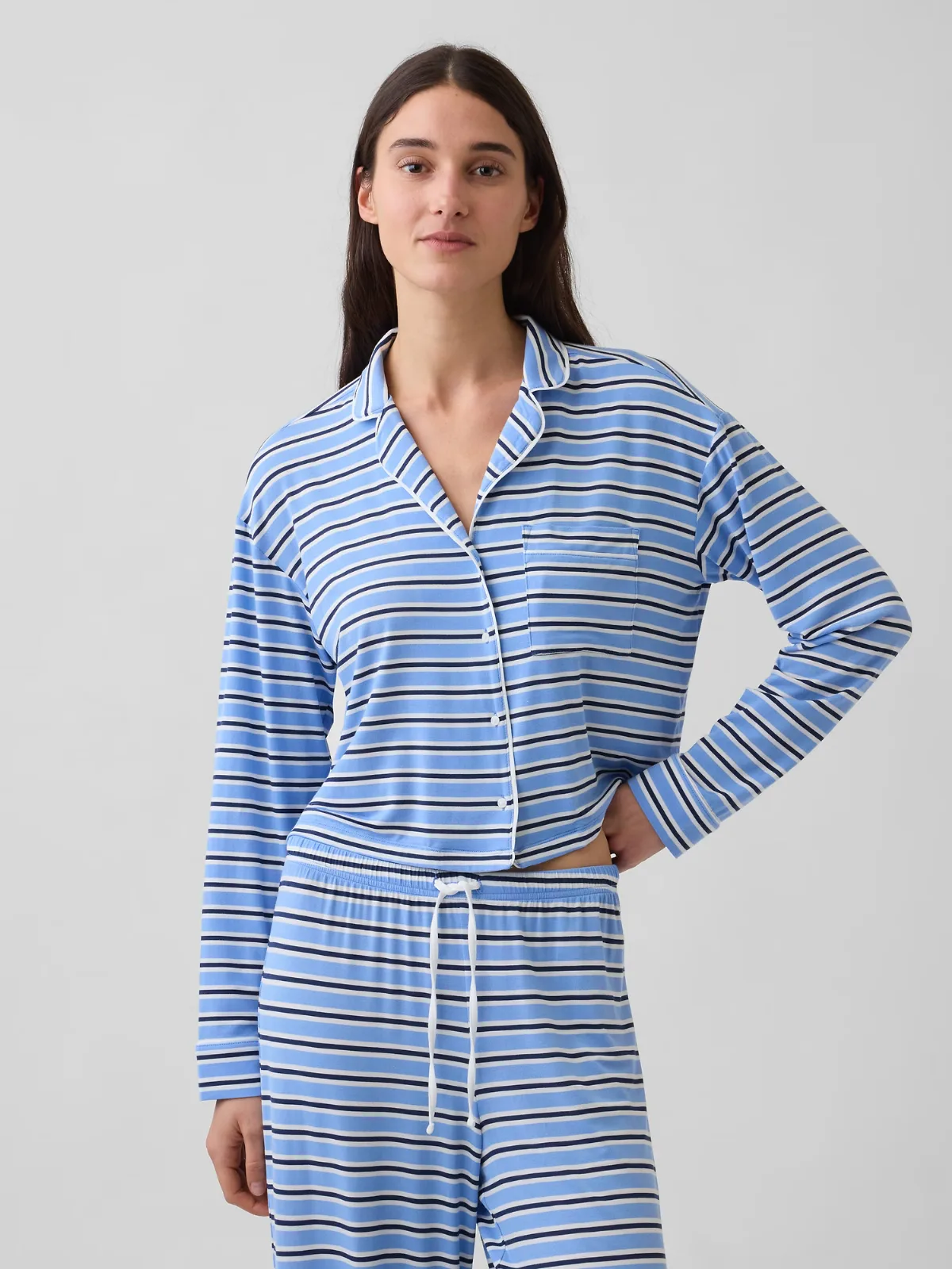 SoftMade Modal Crop PJ Top by Gap