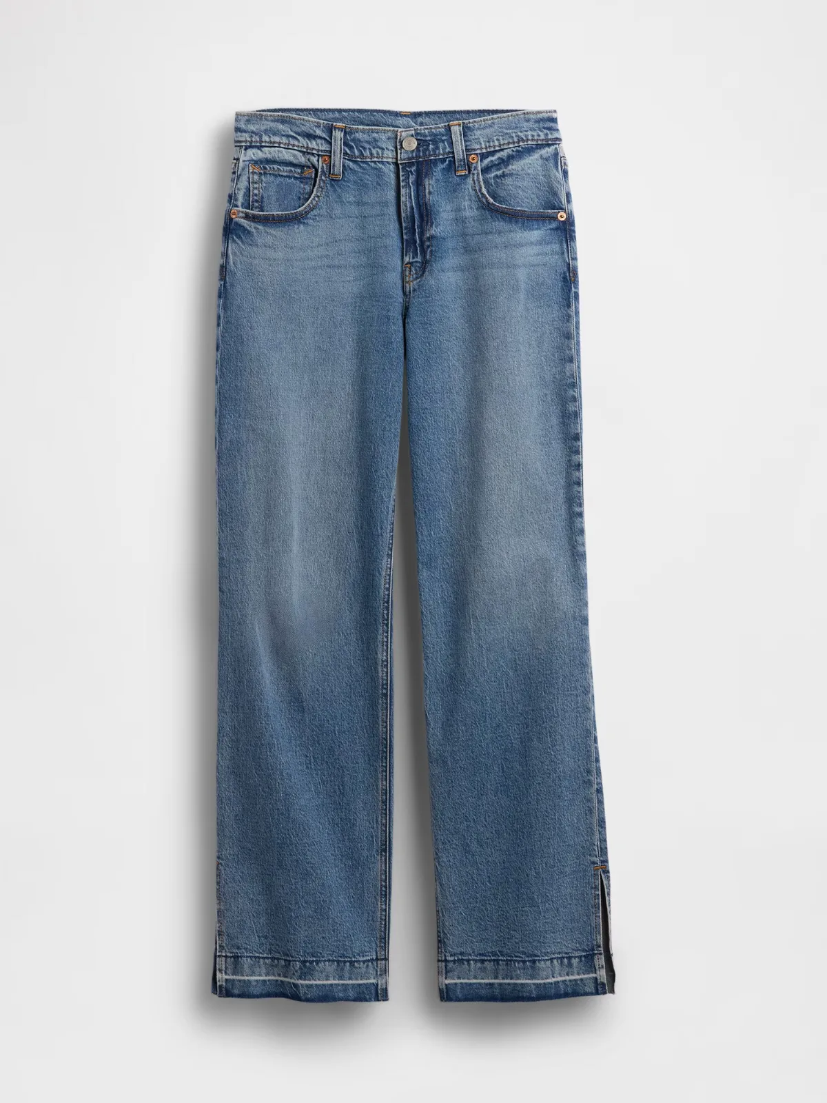 Low Rise 90s Loose Split-Hem Jeans by Gap