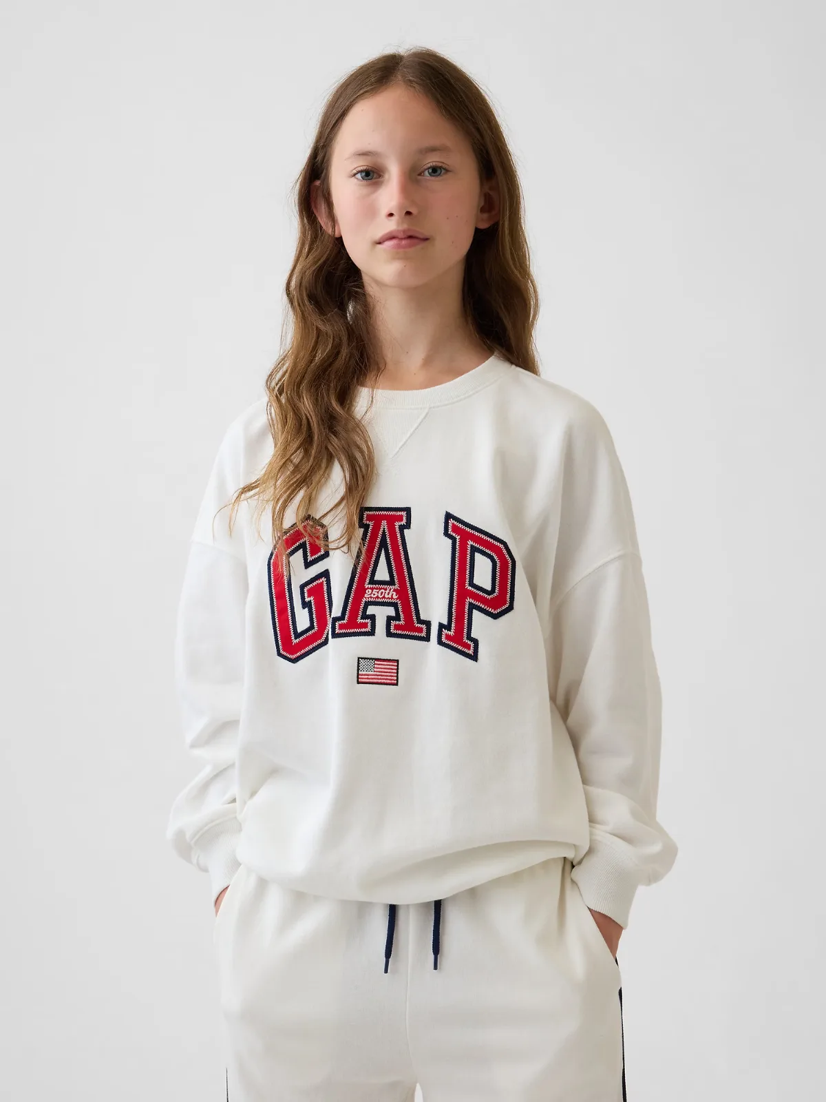 VintageSoft Terry Oversized Graphic Sweatshirt by Gap