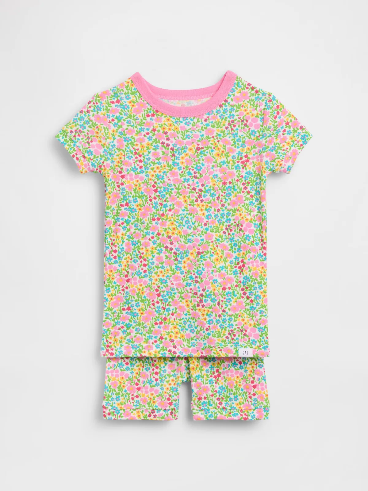 Organic Brushed Cotton Floral PJ Short Set by Gap