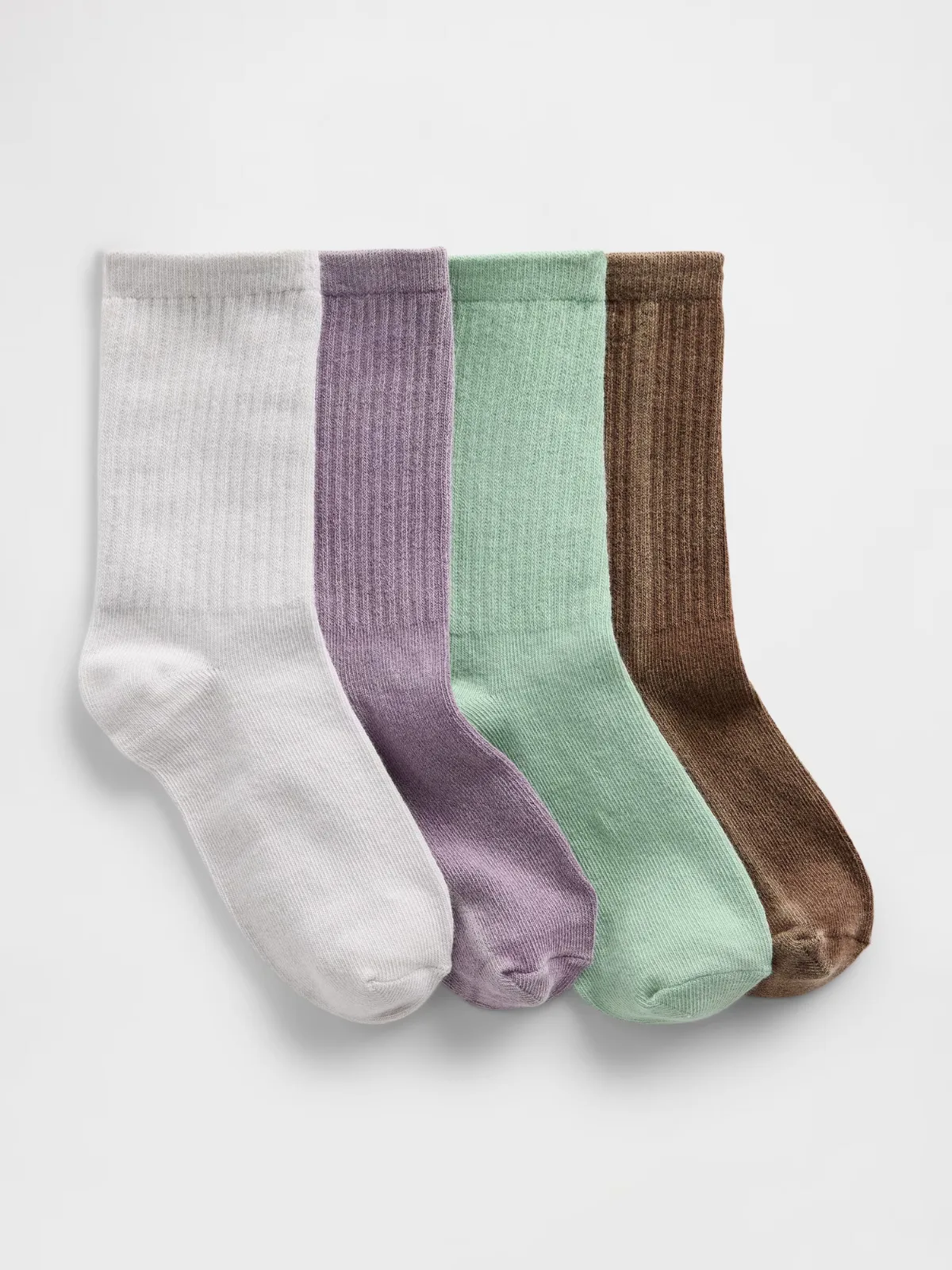 Rib Crew Socks (4-Pack) by Gap