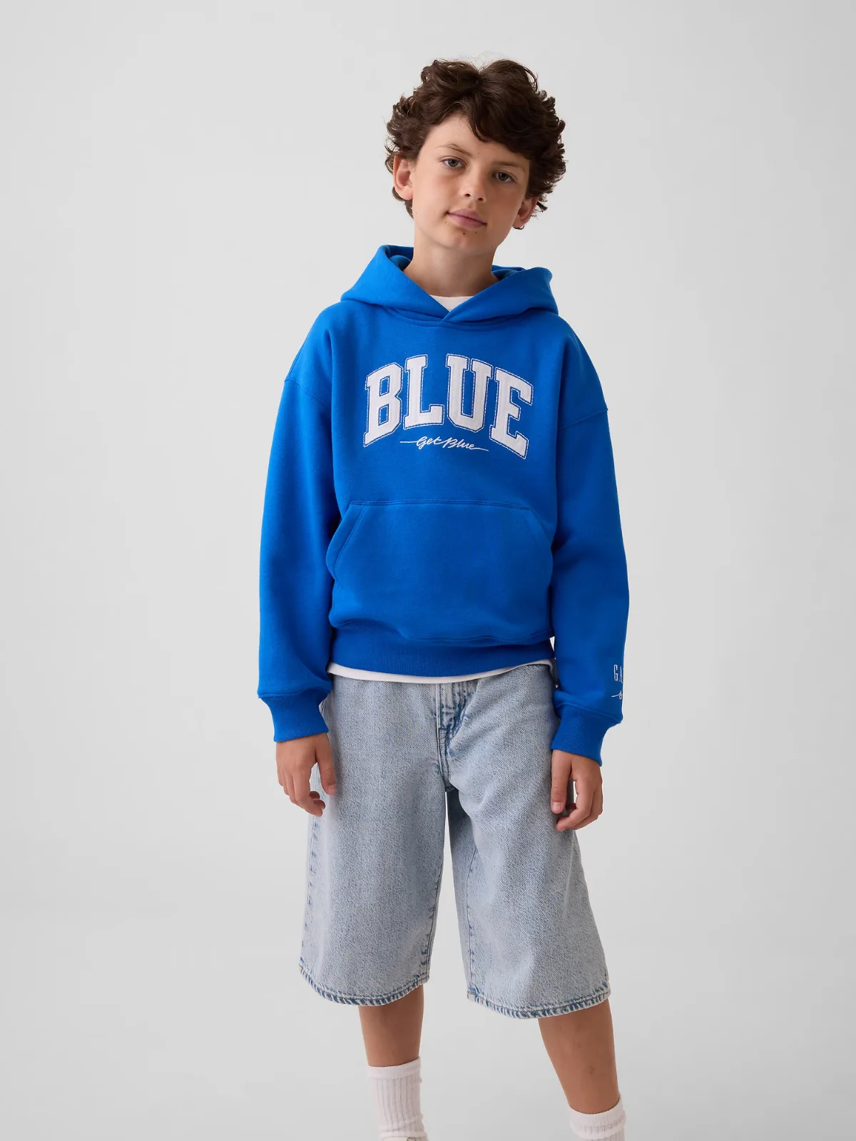 Get Blue VintageSoft Relaxed Hoodie by Gap