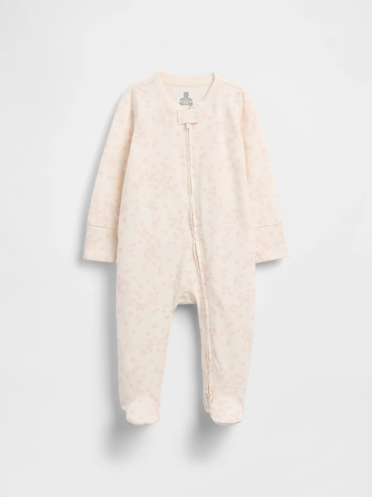 Organic Cotton Floral Footed One-Piece by Gap
