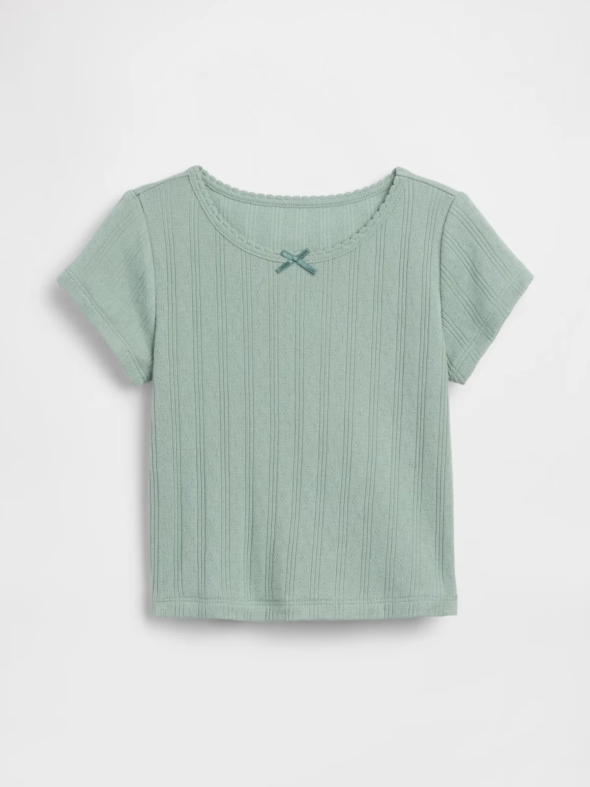 Pointelle Rib T-Shirt by Gap