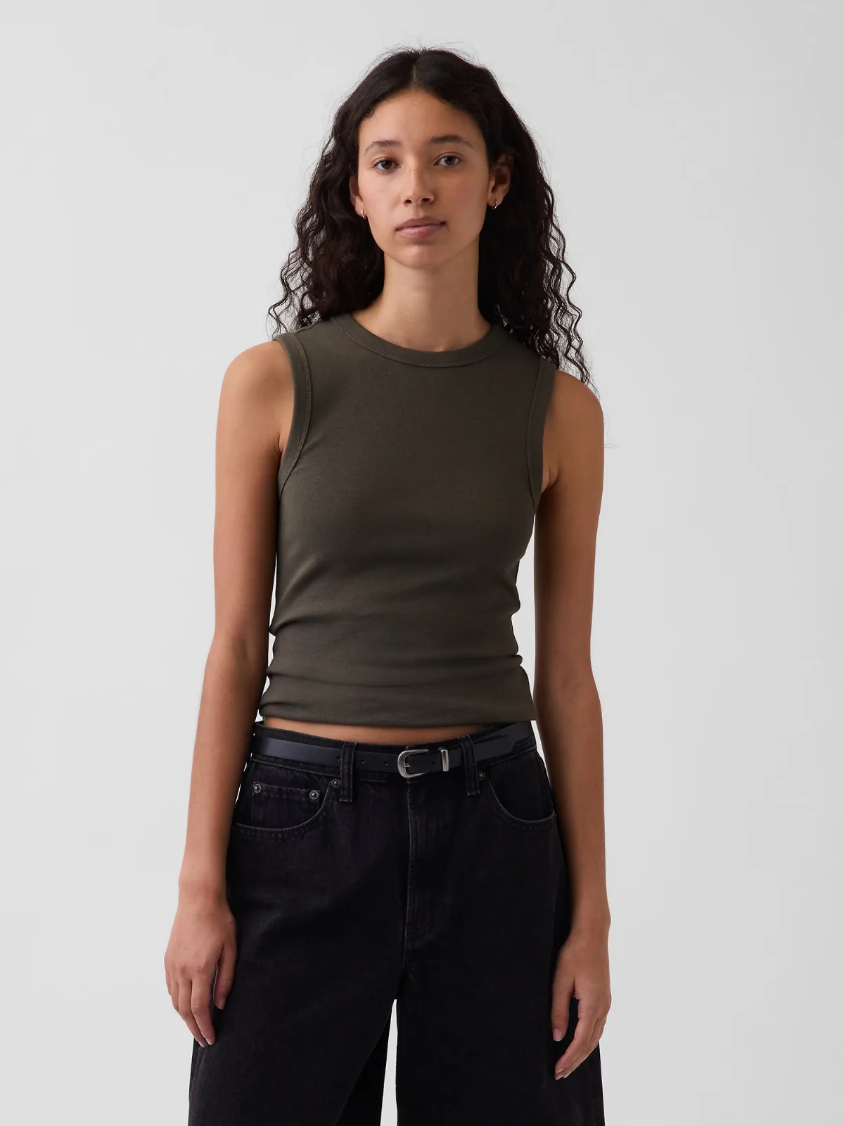 Modern Crewneck Tank Top by Gap