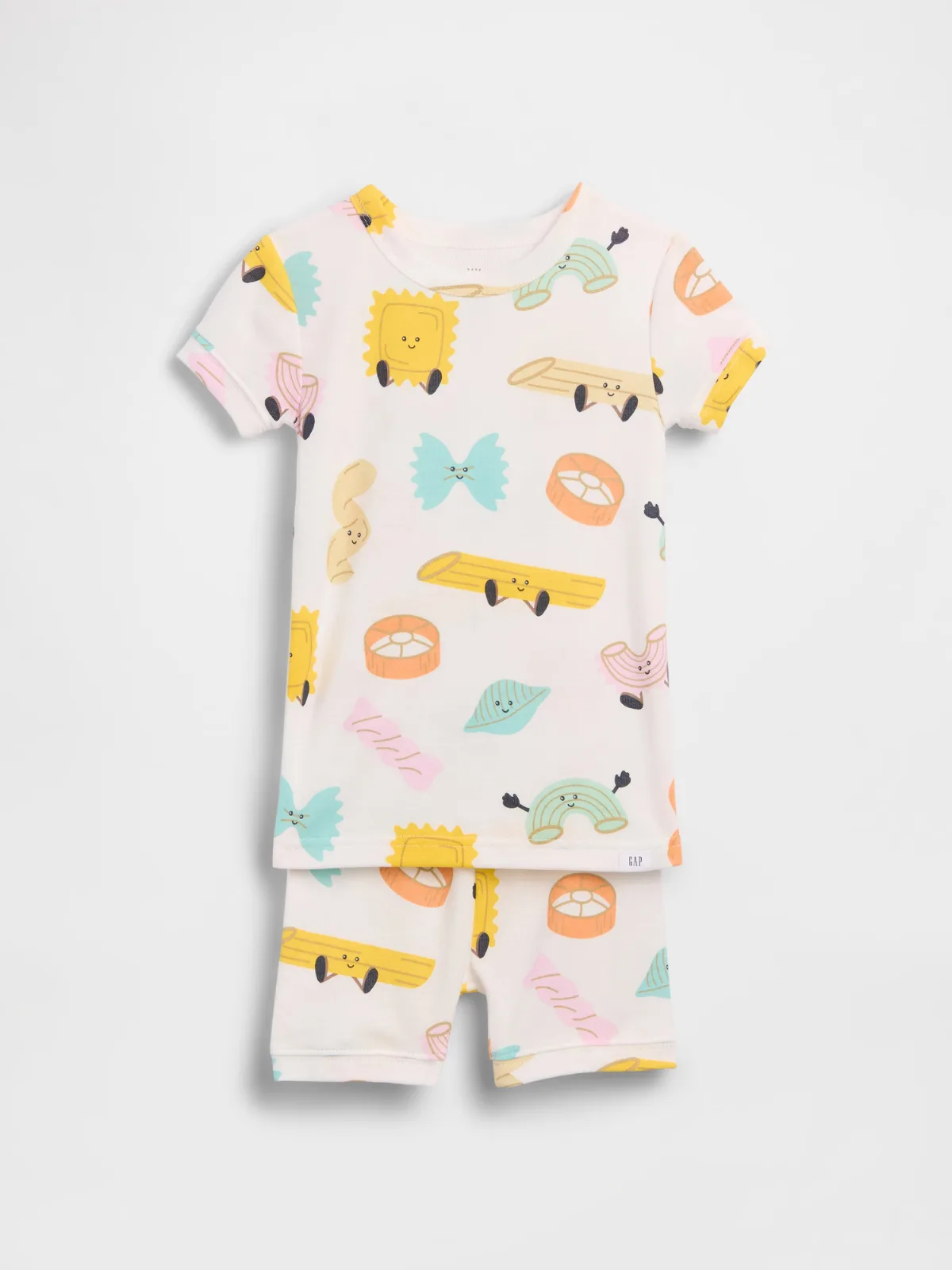 Organic Brushed Cotton Pasta PJ Short Set by Gap