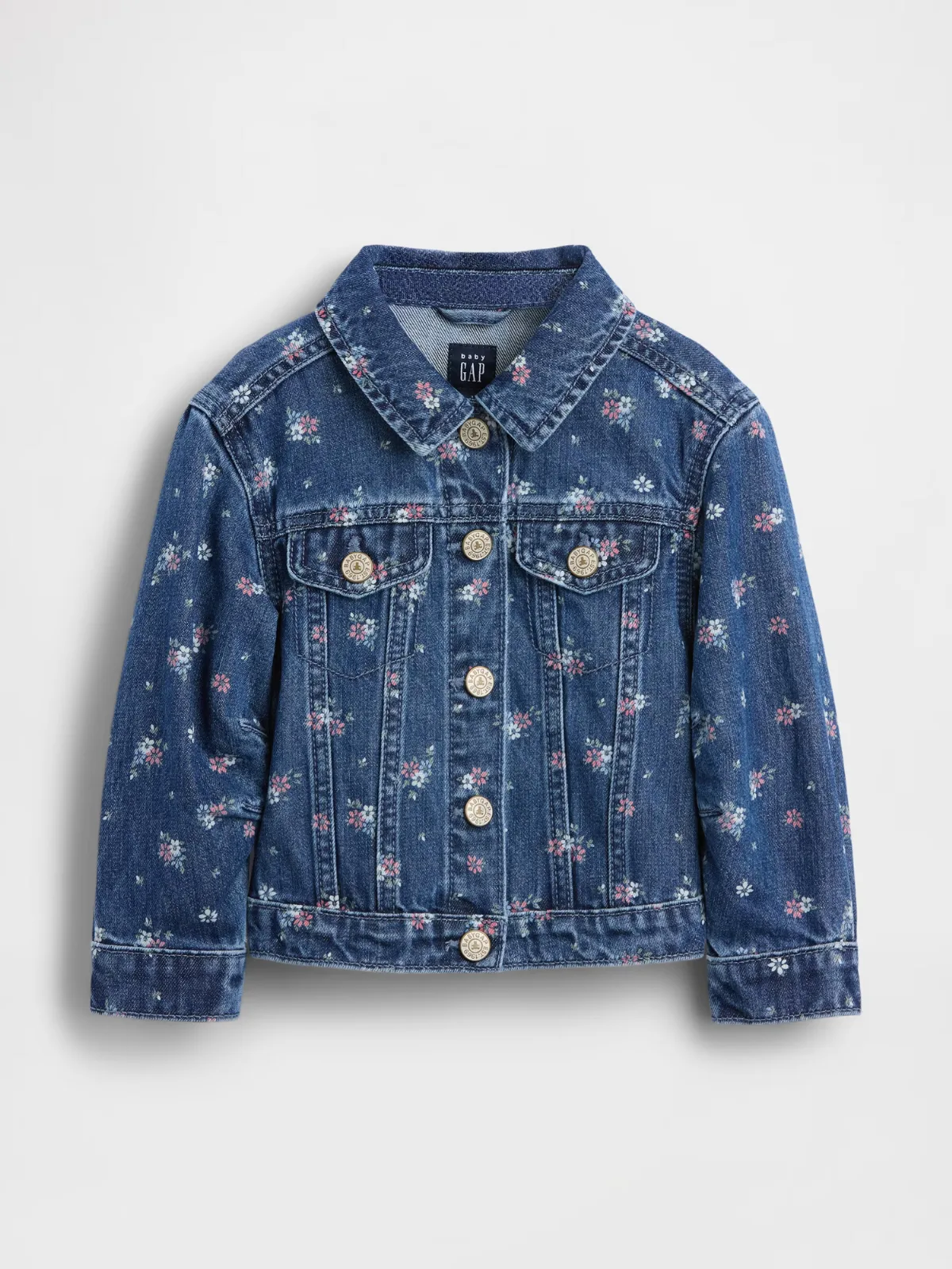 Floral Denim Jacket by Gap