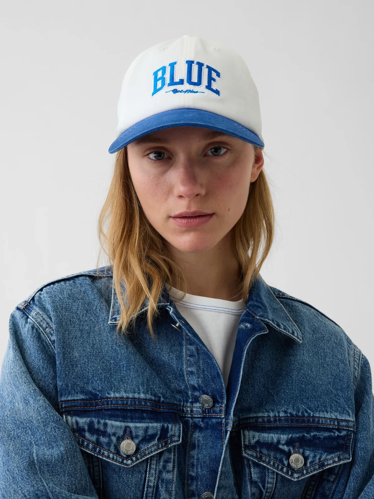 Get Blue Logo Baseball Hat by Gap