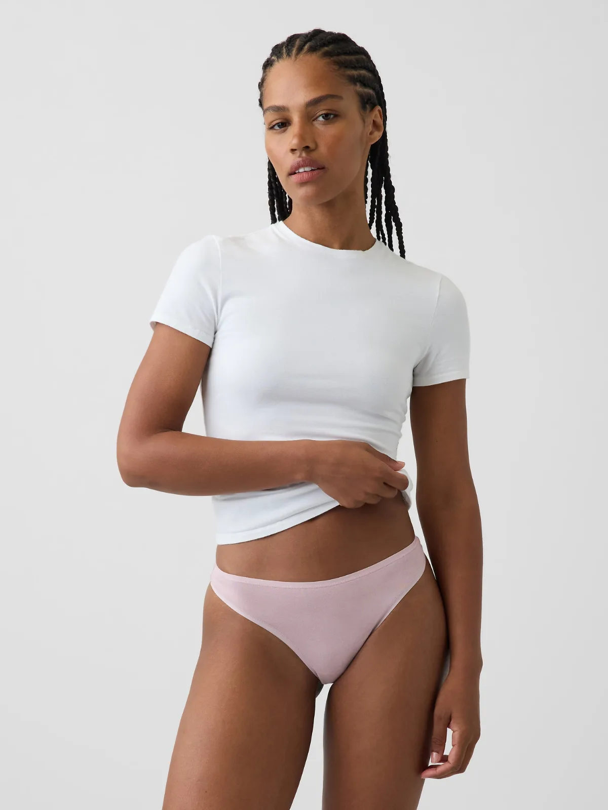 SoftMade Organic Stretch Cotton Thong by Gap
