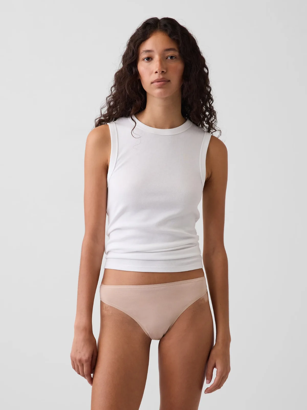 SoftMade Organic Stretch Cotton Thong by Gap