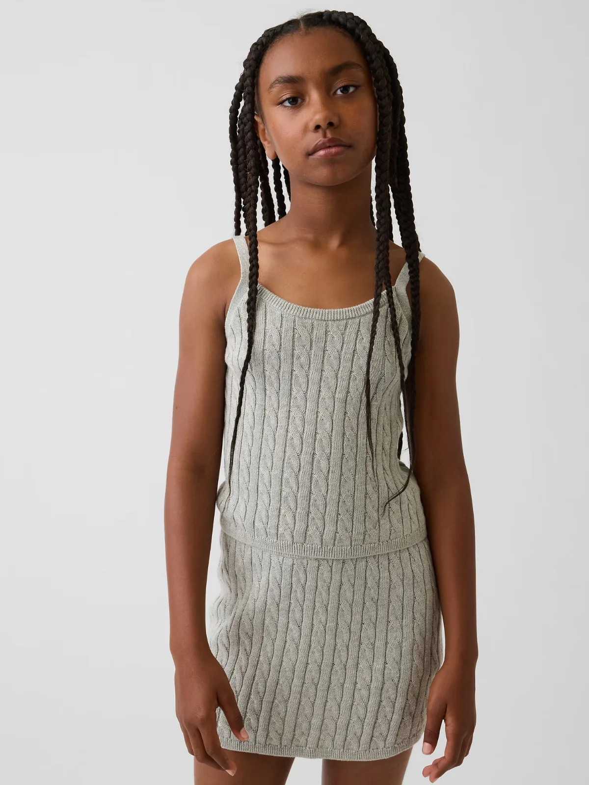 100% Cotton Cable-Knit Sweater Cami by Gap