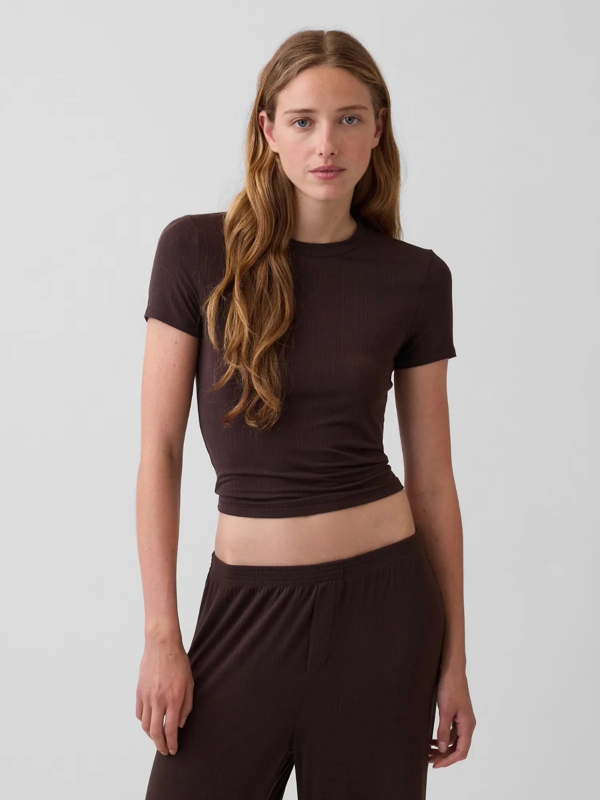 SoftMade Modal Rib PJ T-Shirt by Gap
