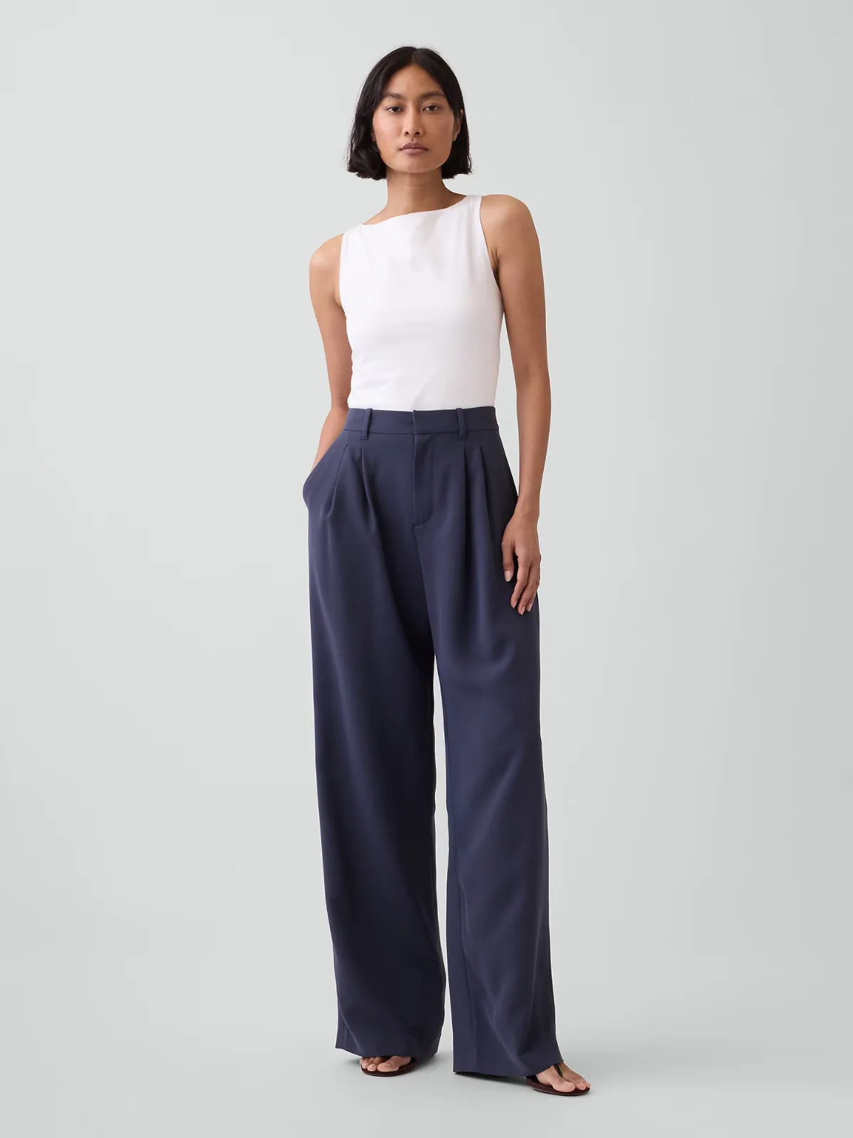 365 High Rise Pleated Trousers