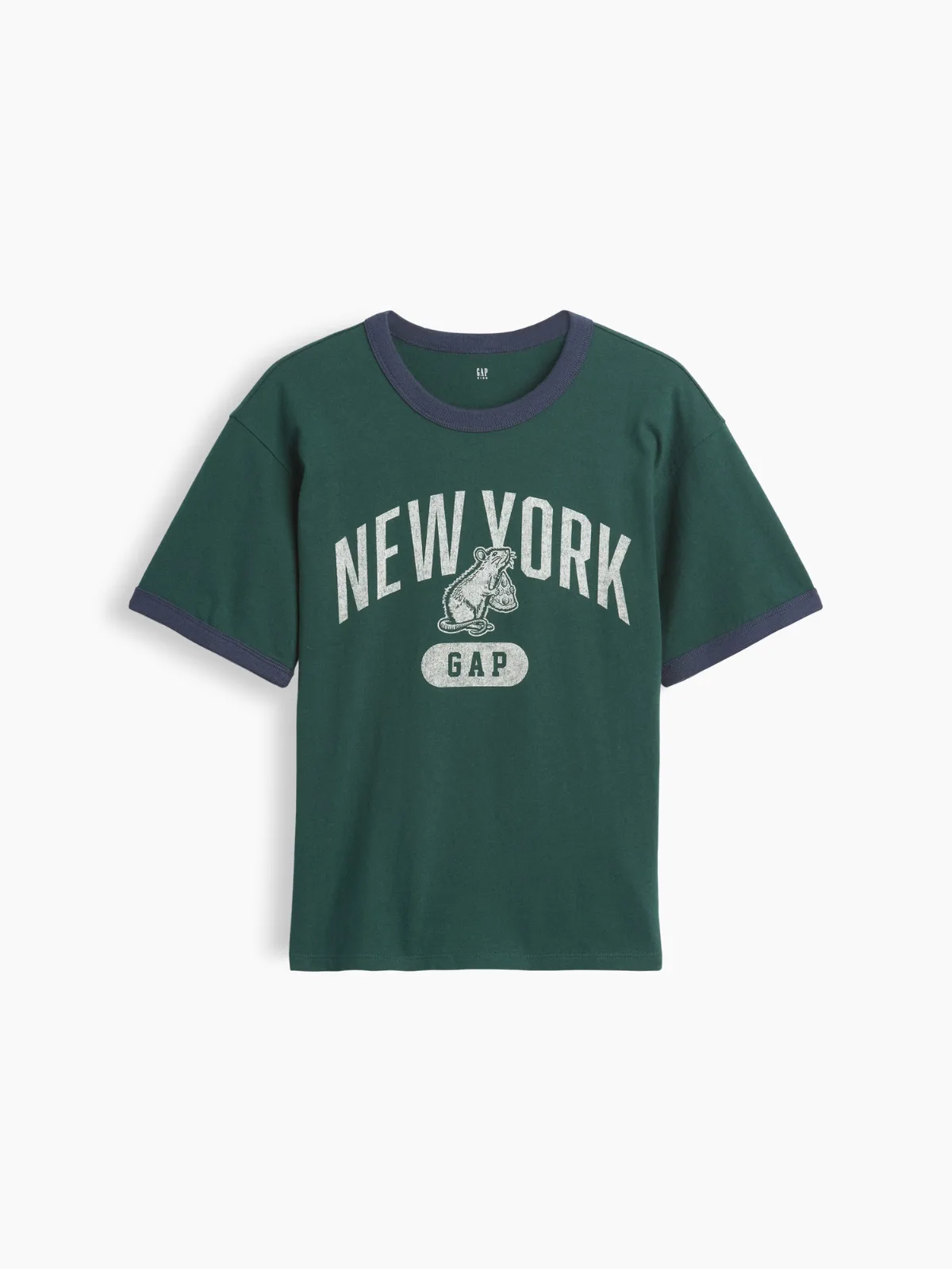 Relaxed New York Graphic Ringer T-Shirt by Gap
