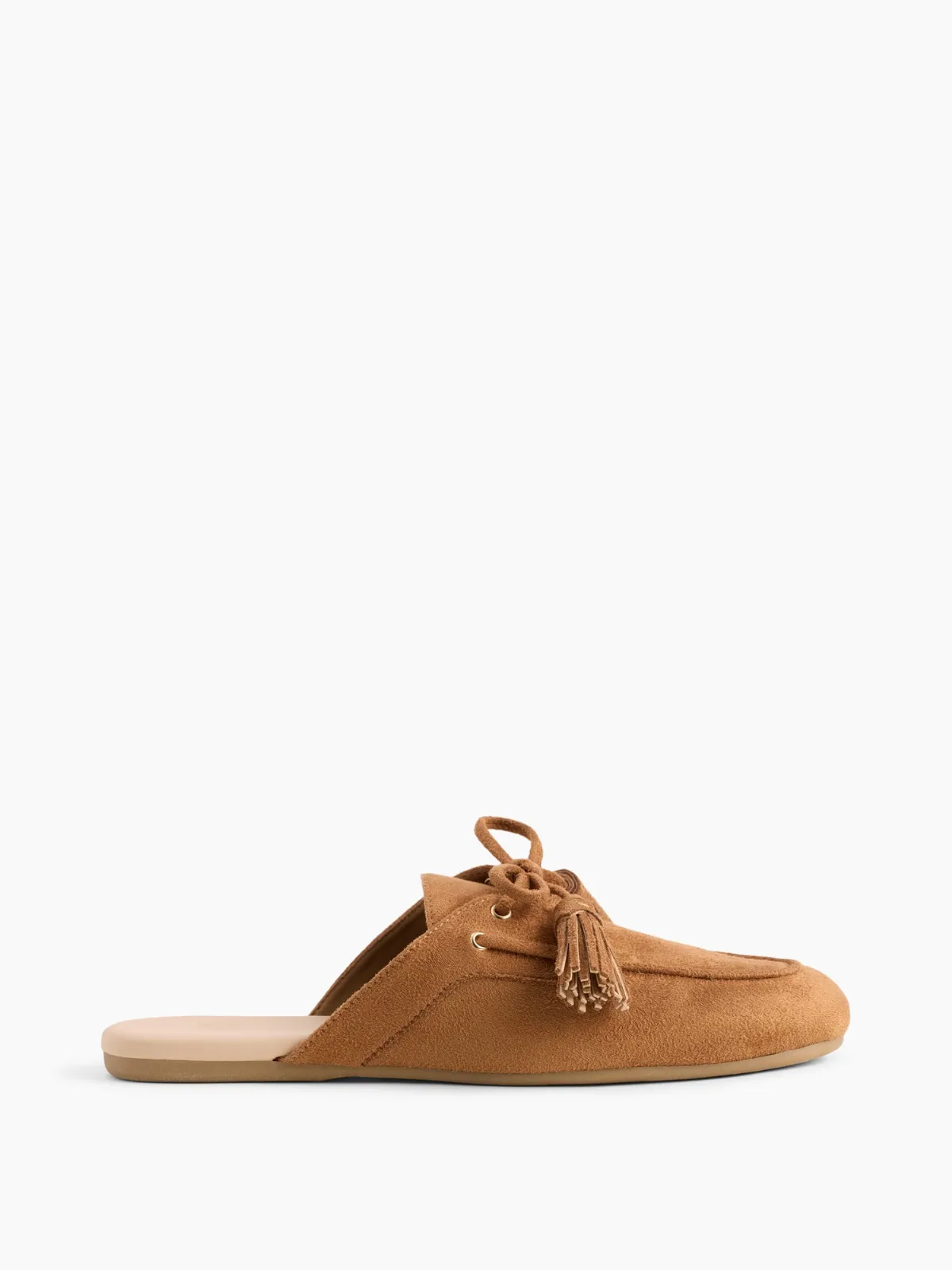 Vegan Suede Tassel Moc Mules by Gap
