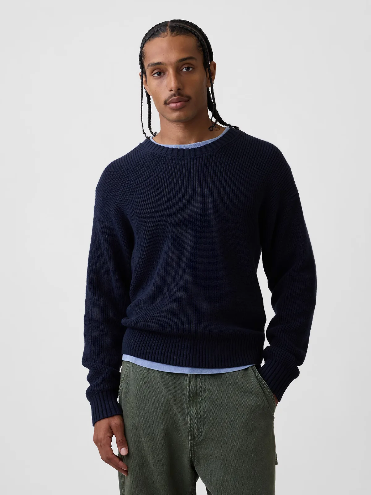 Relaxed Shaker Sweater by Gap