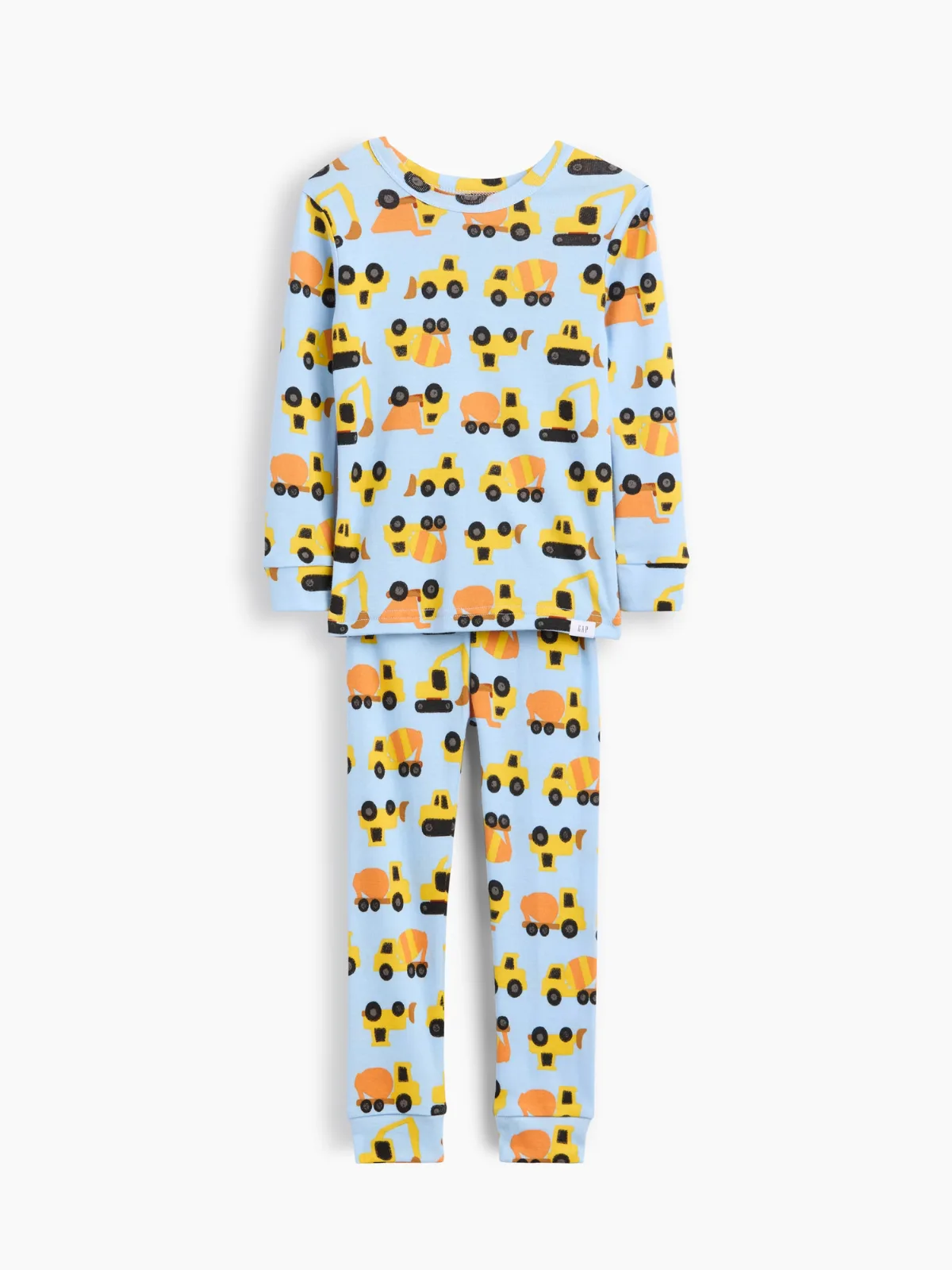 Organic Brushed Cotton Construction Truck PJ Set by Gap