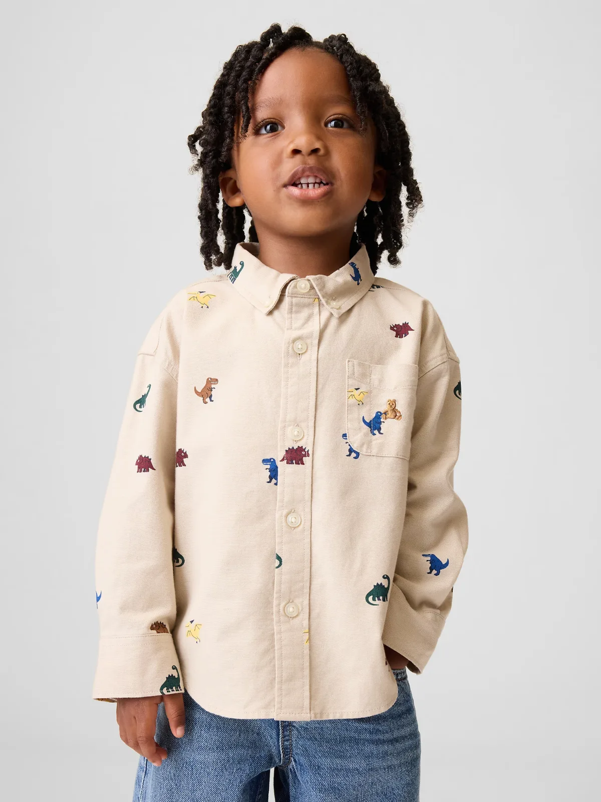 Print Oxford Big Shirt by Gap