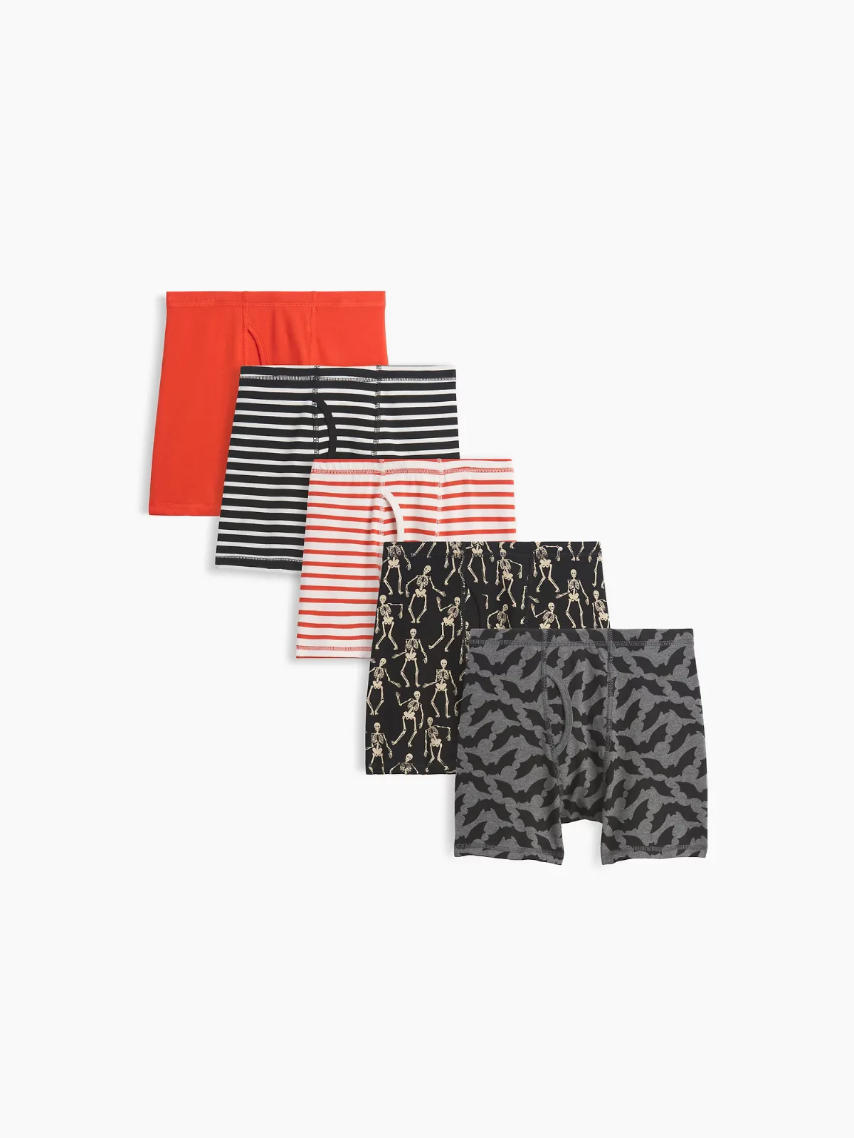 Organic Stretch Cotton Halloween Boxer Briefs (5-Pack) by Gap