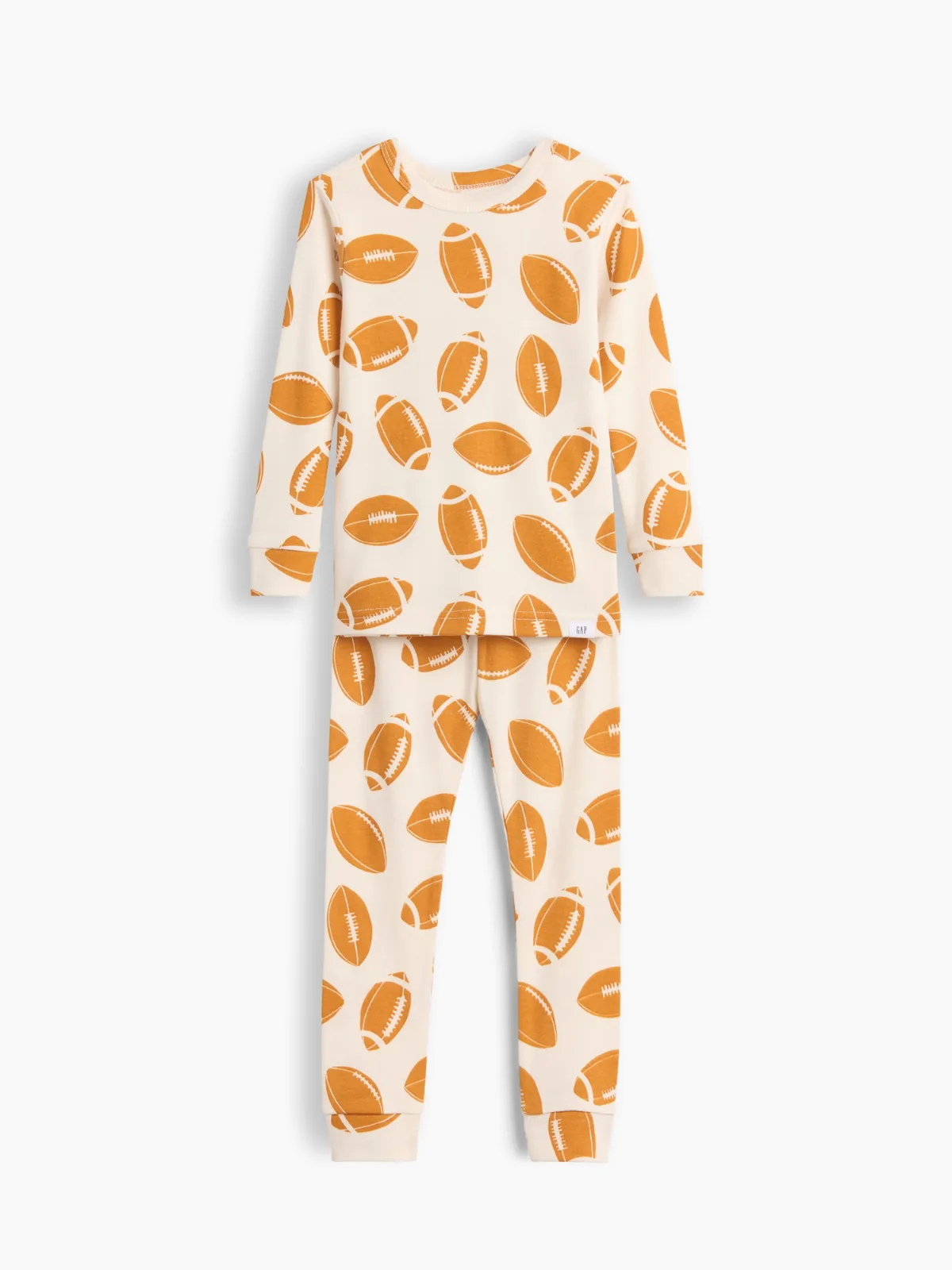 Organic Brushed Cotton Football PJ Set by Gap