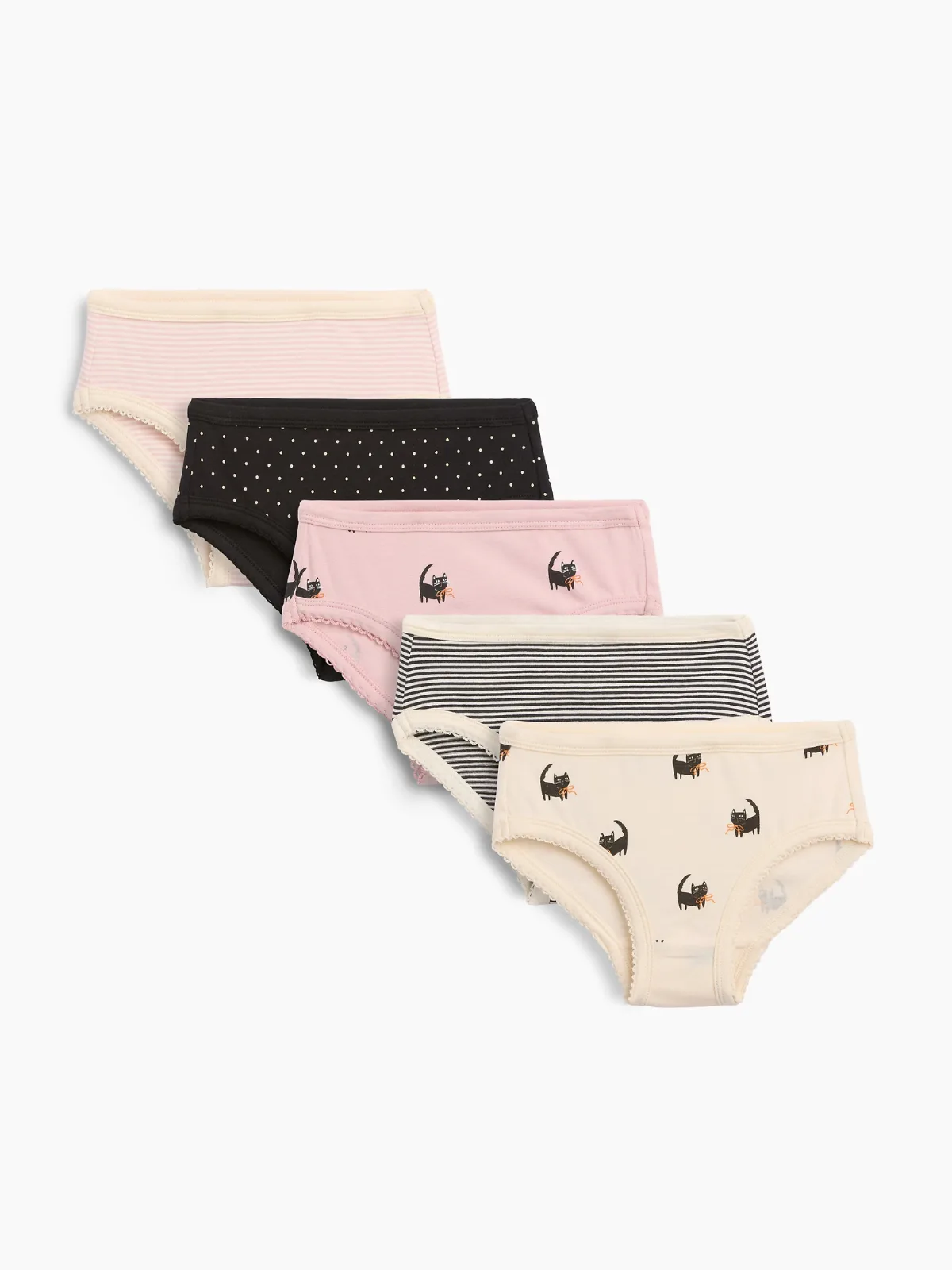 Organic Stretch Cotton Bikini Briefs (5-Pack) by Gap