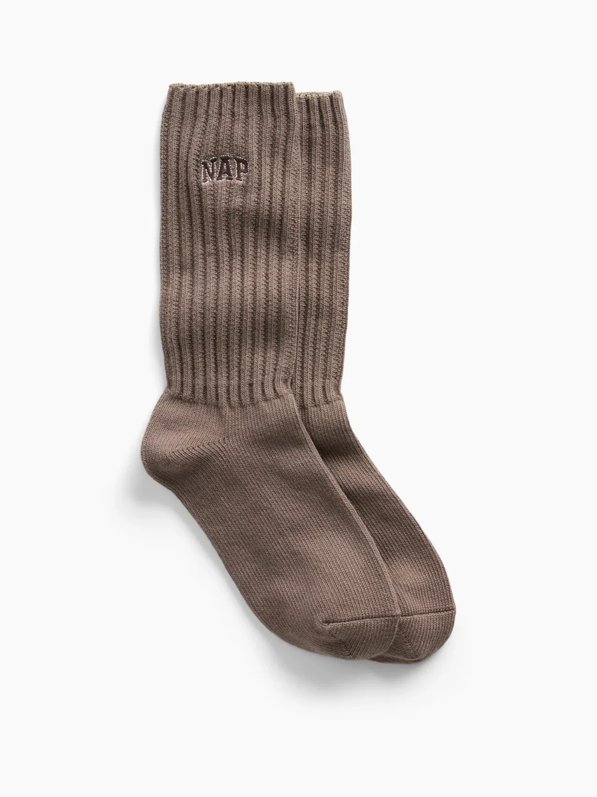 Nap Logo Slouchy Crew Socks by Gap
