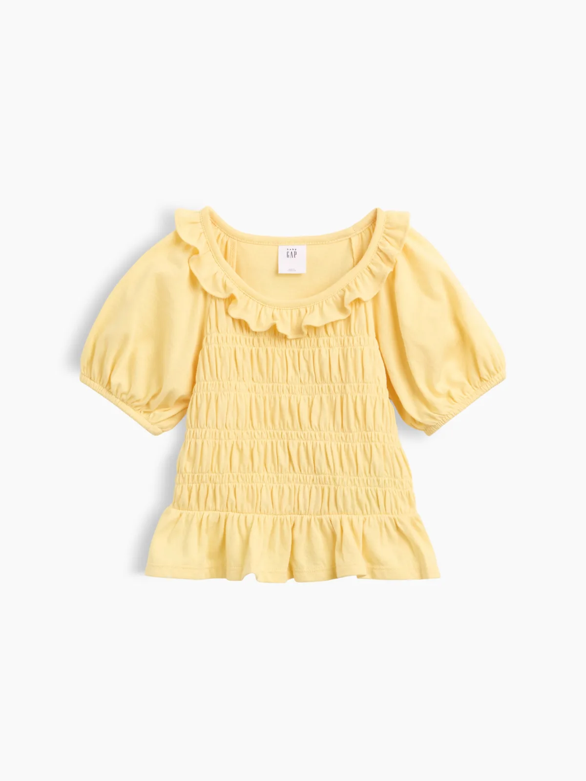 Smocked Peplum Top by Gap