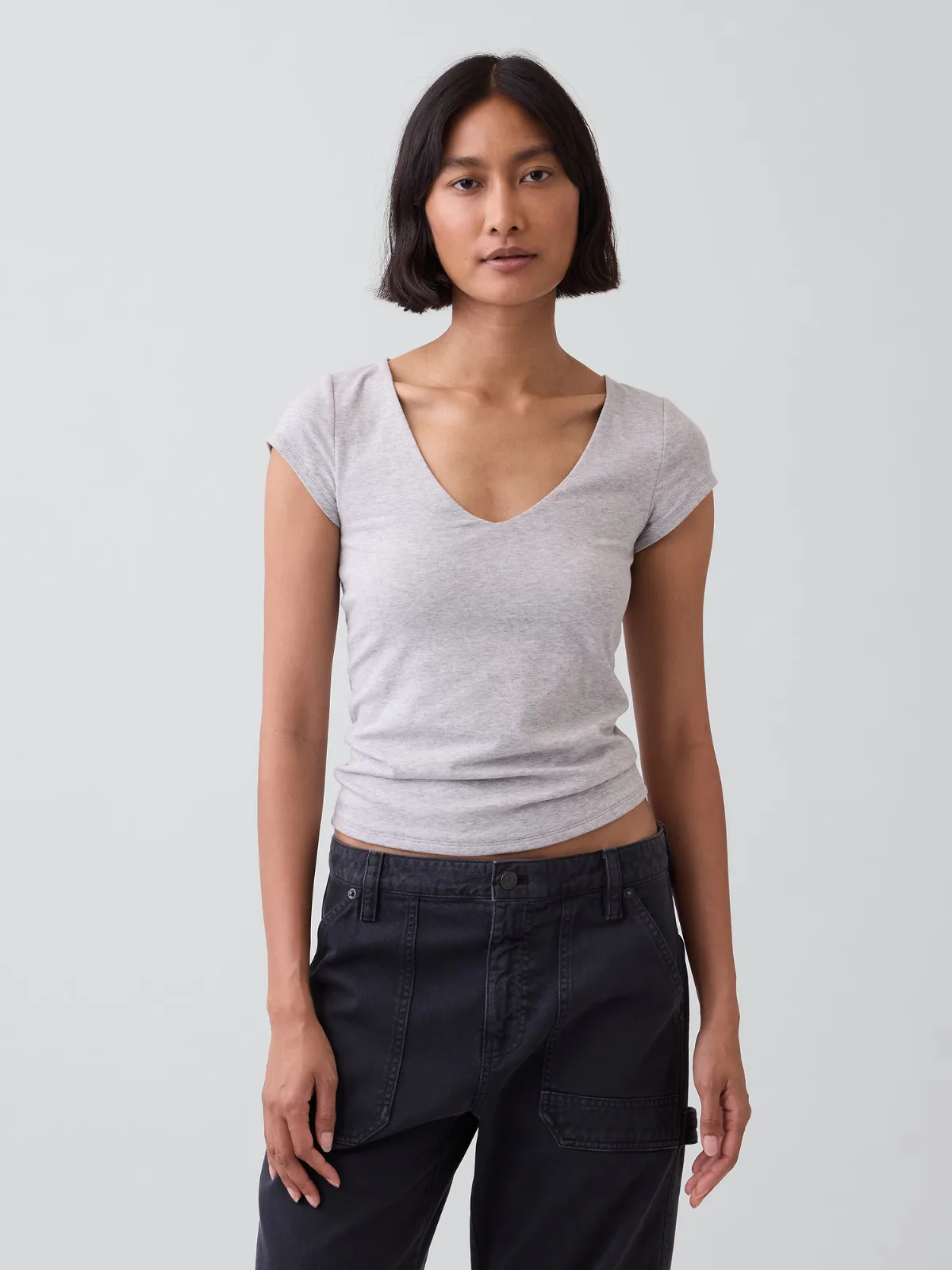 CloseKnit Jersey V-Neck T-Shirt by Gap
