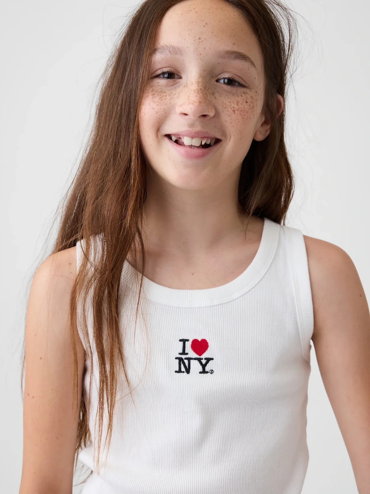 I Heart NY Rib Tank Top by Gap