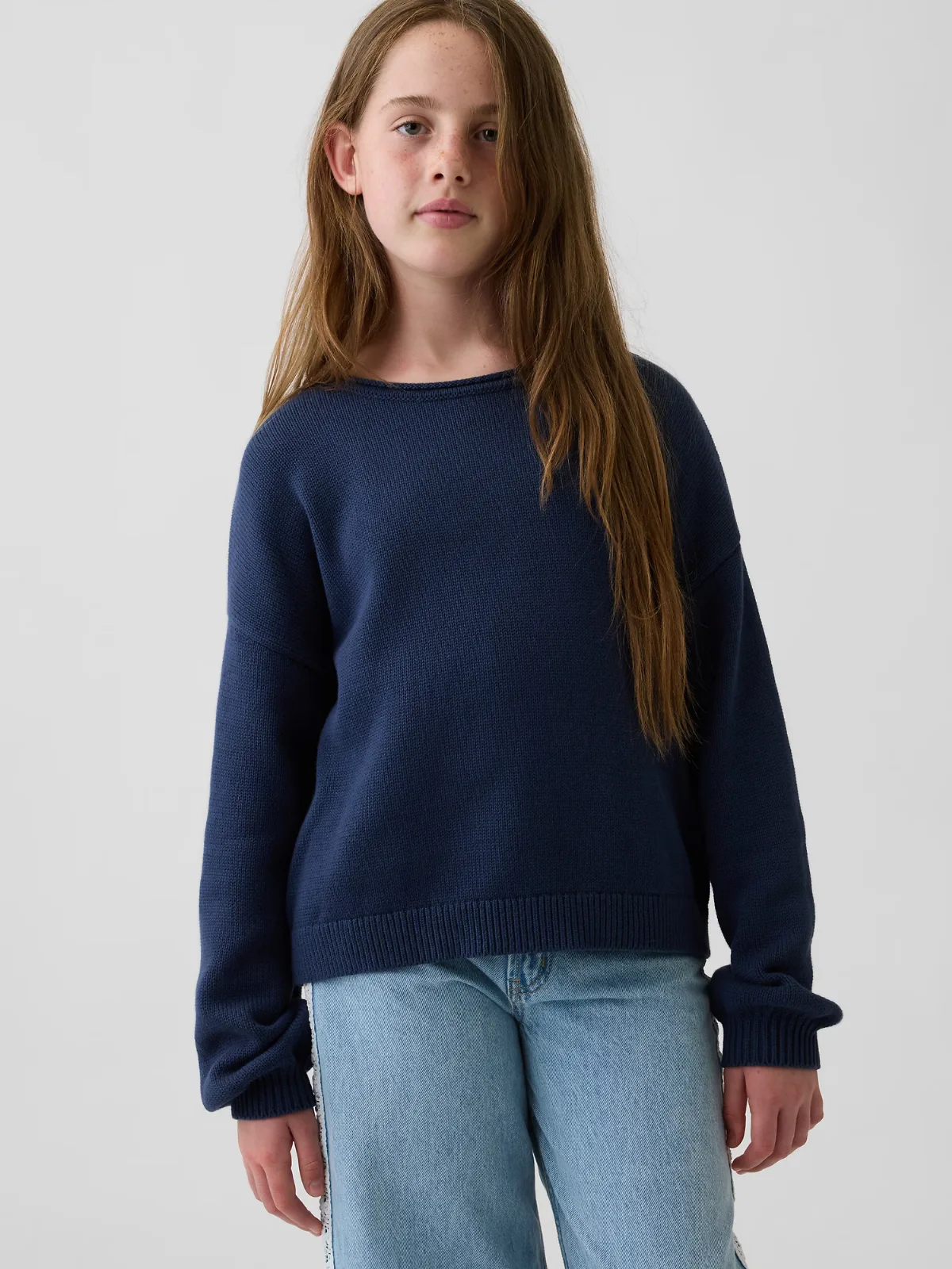 100% Cotton Oversized Rollneck Sweater by Gap