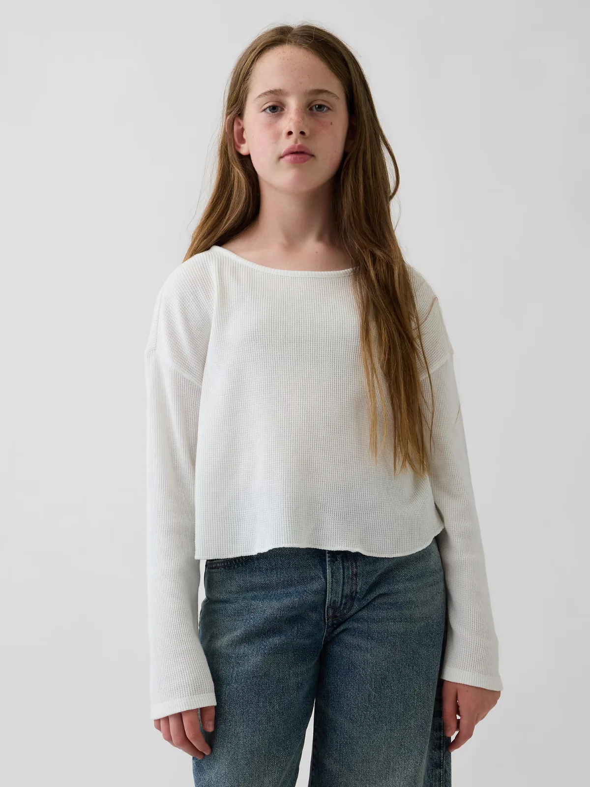 Oversized Waffle T-Shirt by Gap