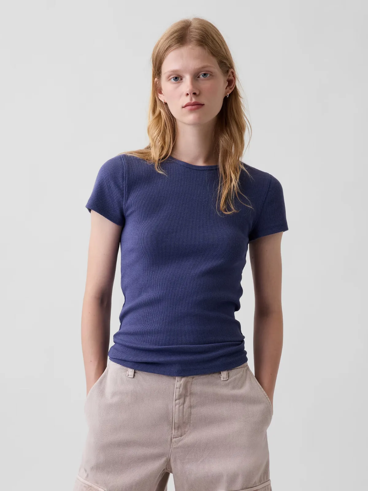 Modern Rib T-Shirt by Gap