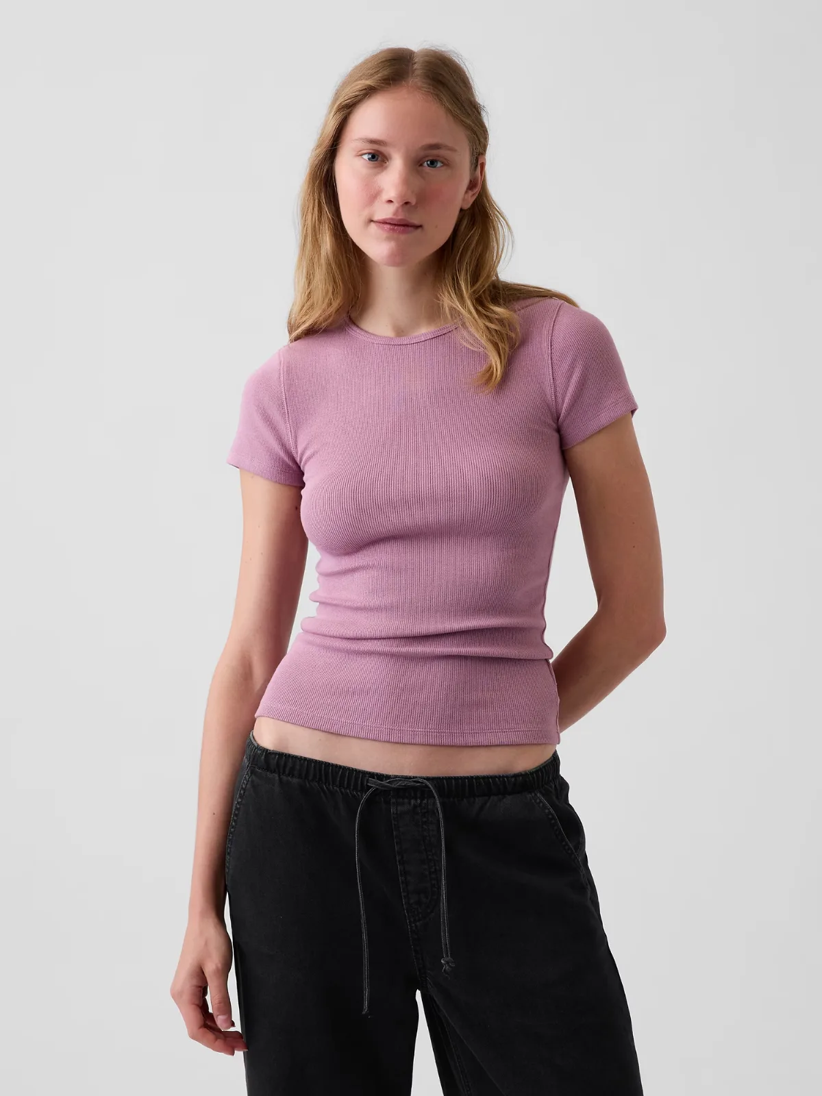 Modern Rib T-Shirt by Gap