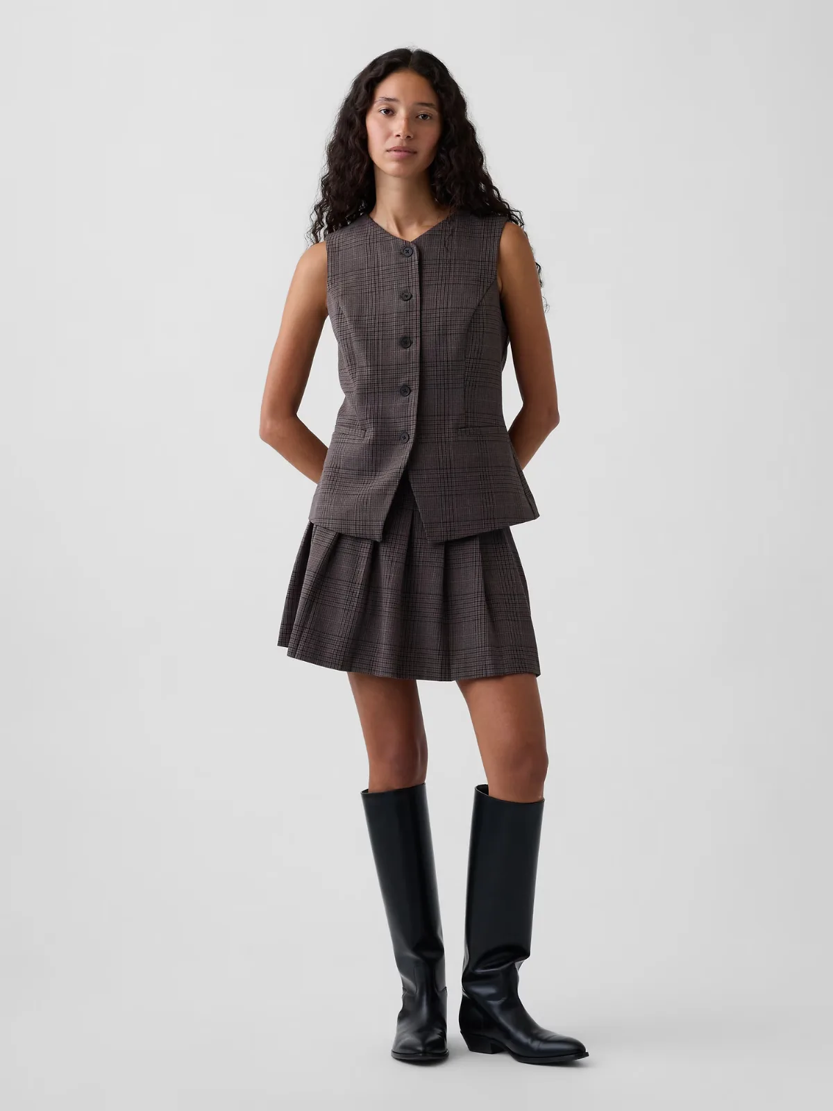Pleated Mini Skort by Gap