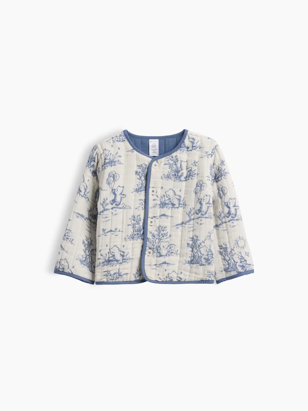 Quilted Gauze Reversible Jacket by Gap
