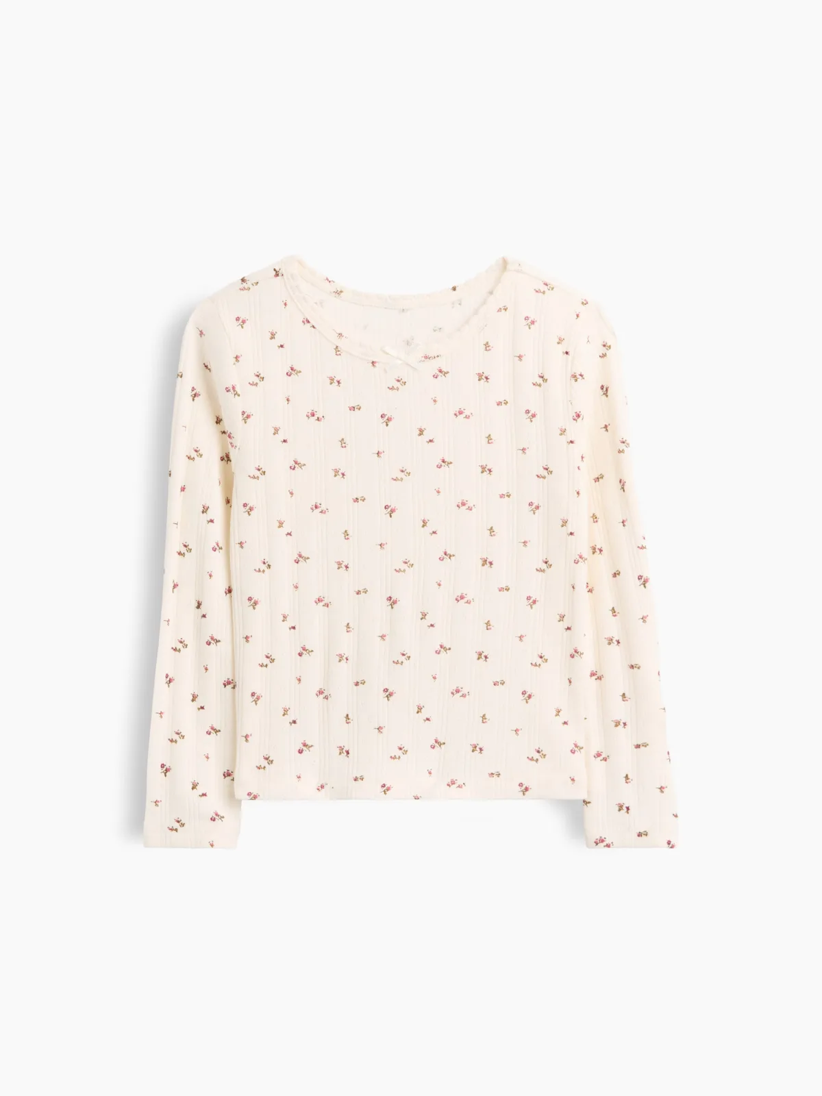 Pointelle Rib T-Shirt by Gap