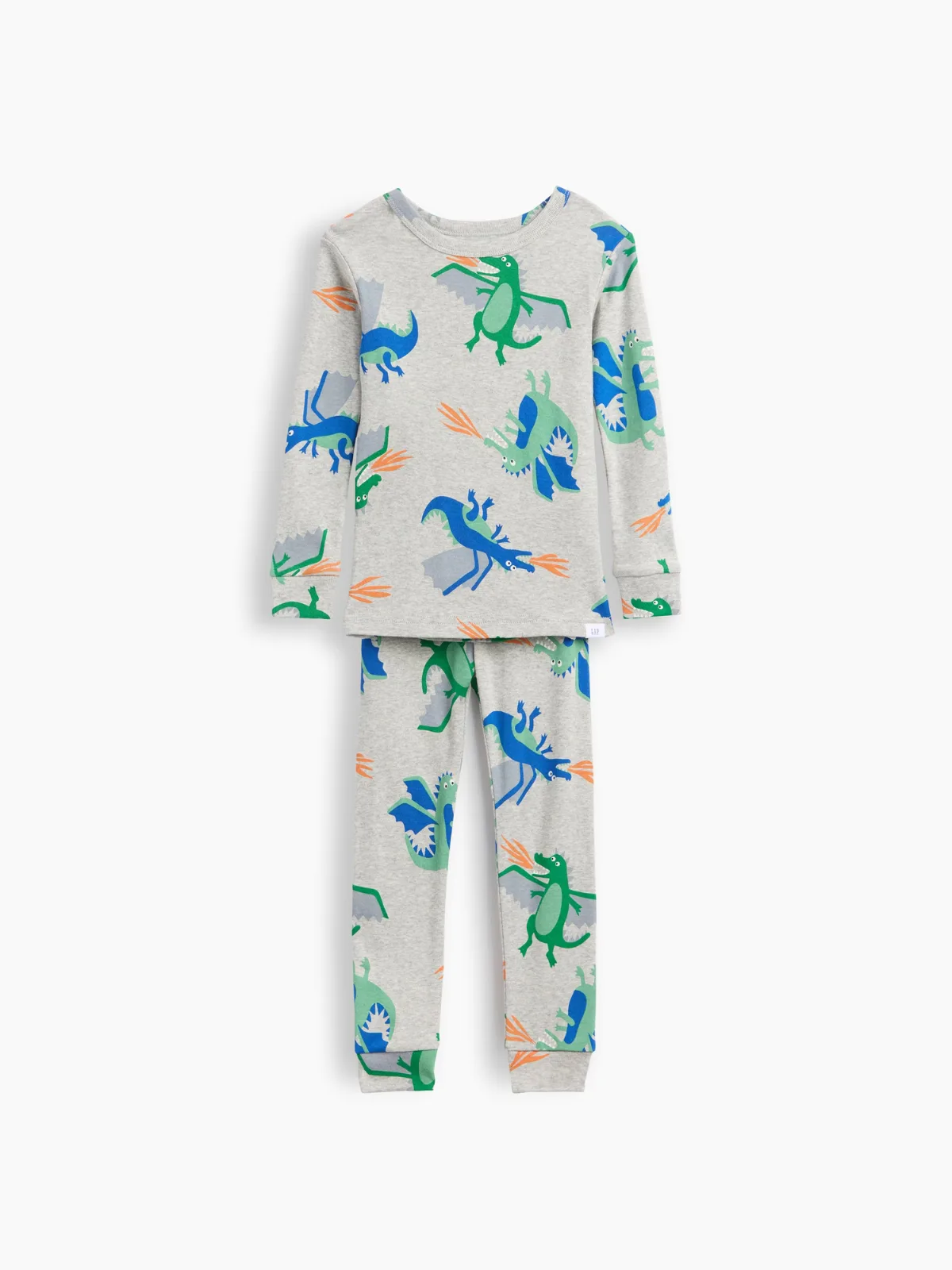 Organic Brushed Cotton Dragon PJ Set by Gap