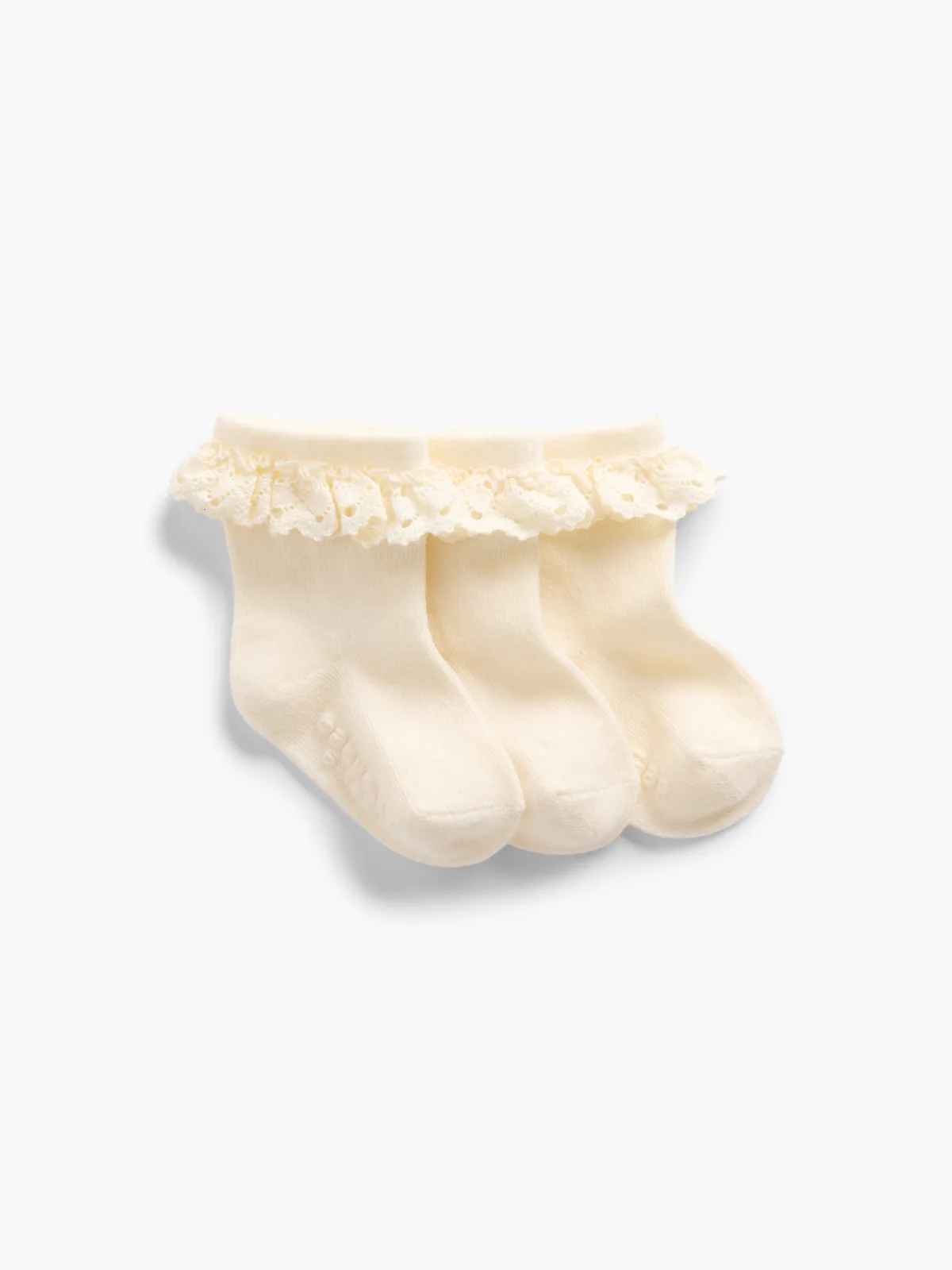 Lace-Trim Socks (3-Pack) by Gap