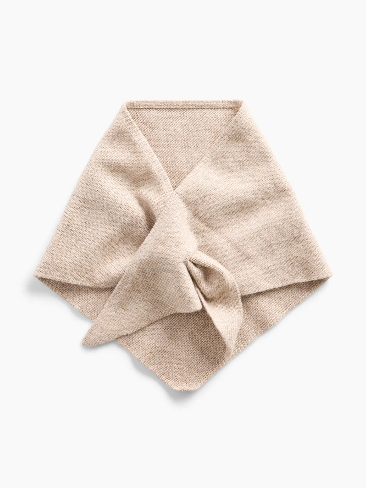 Knit Triangle Scarf
