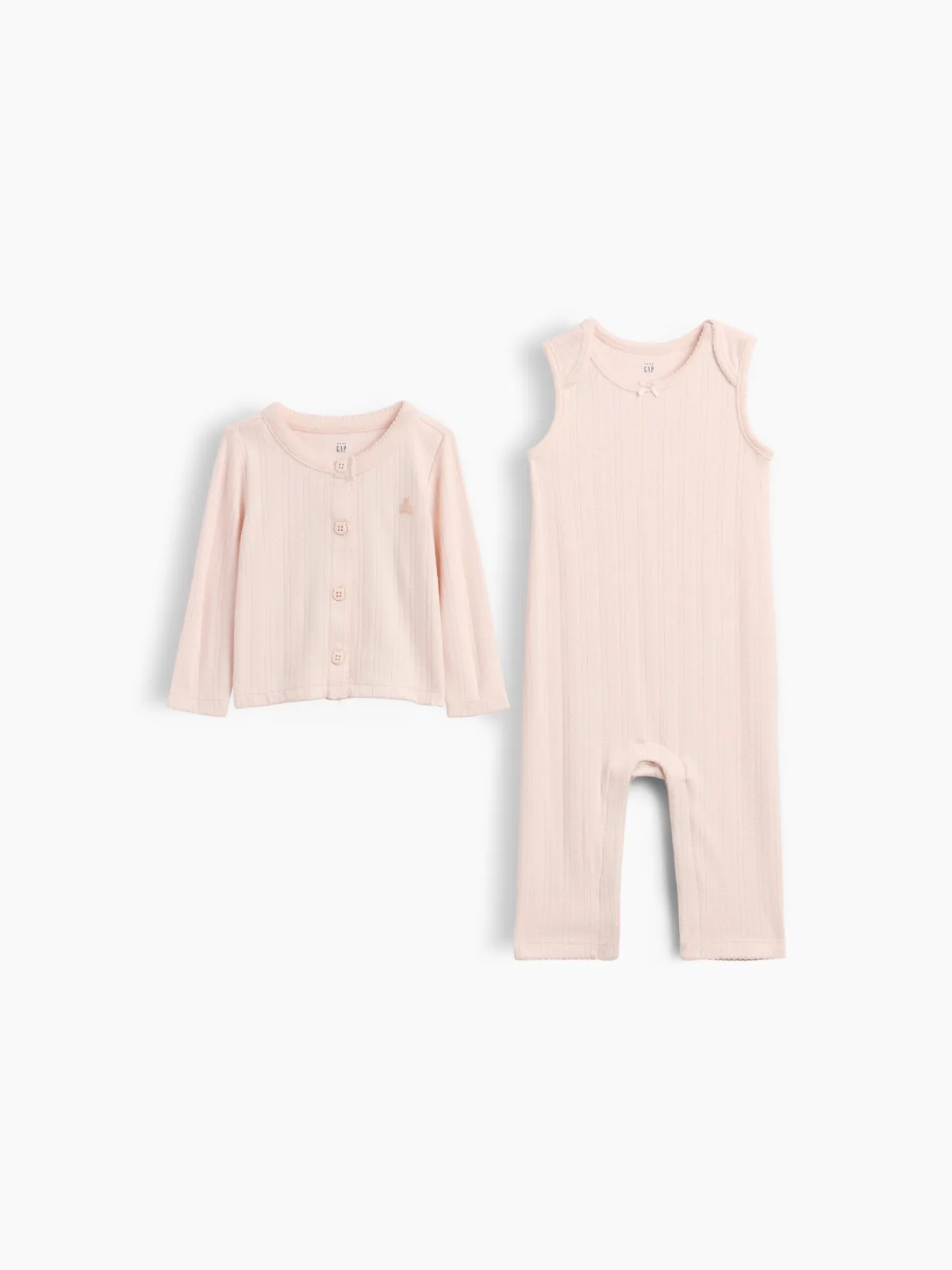 Softspun Pointelle Cardigan Outfit Set by Gap